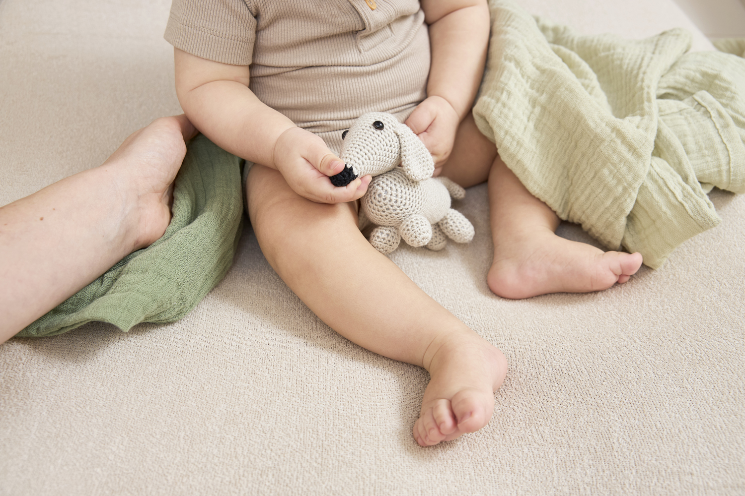 MUSLIINIST PESUKINDAD 3-PAKK 20X17CM - ROHELINE