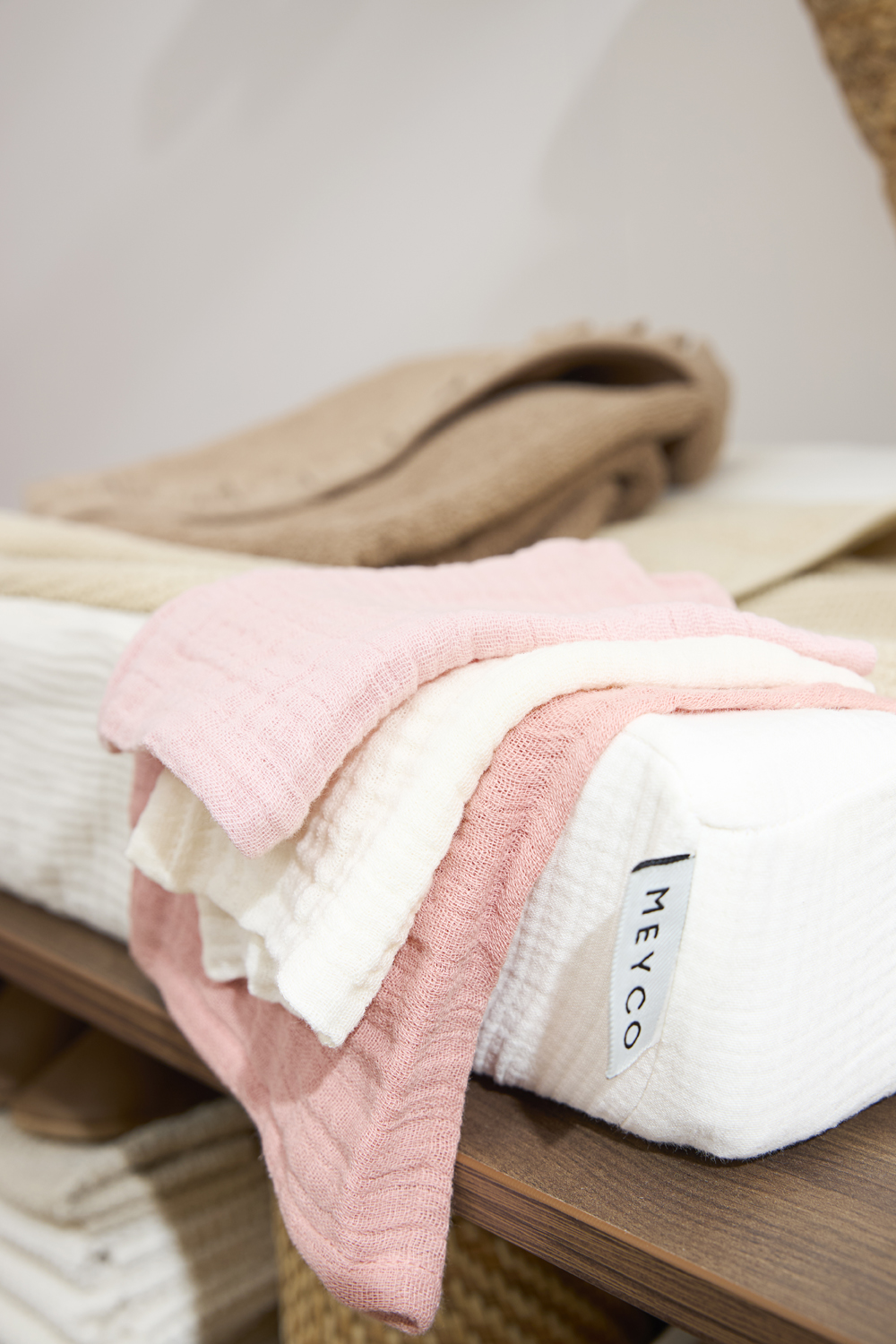 MUSLIINIST PESUKINDAD 3-PAKK 20X17CM - ROOSA