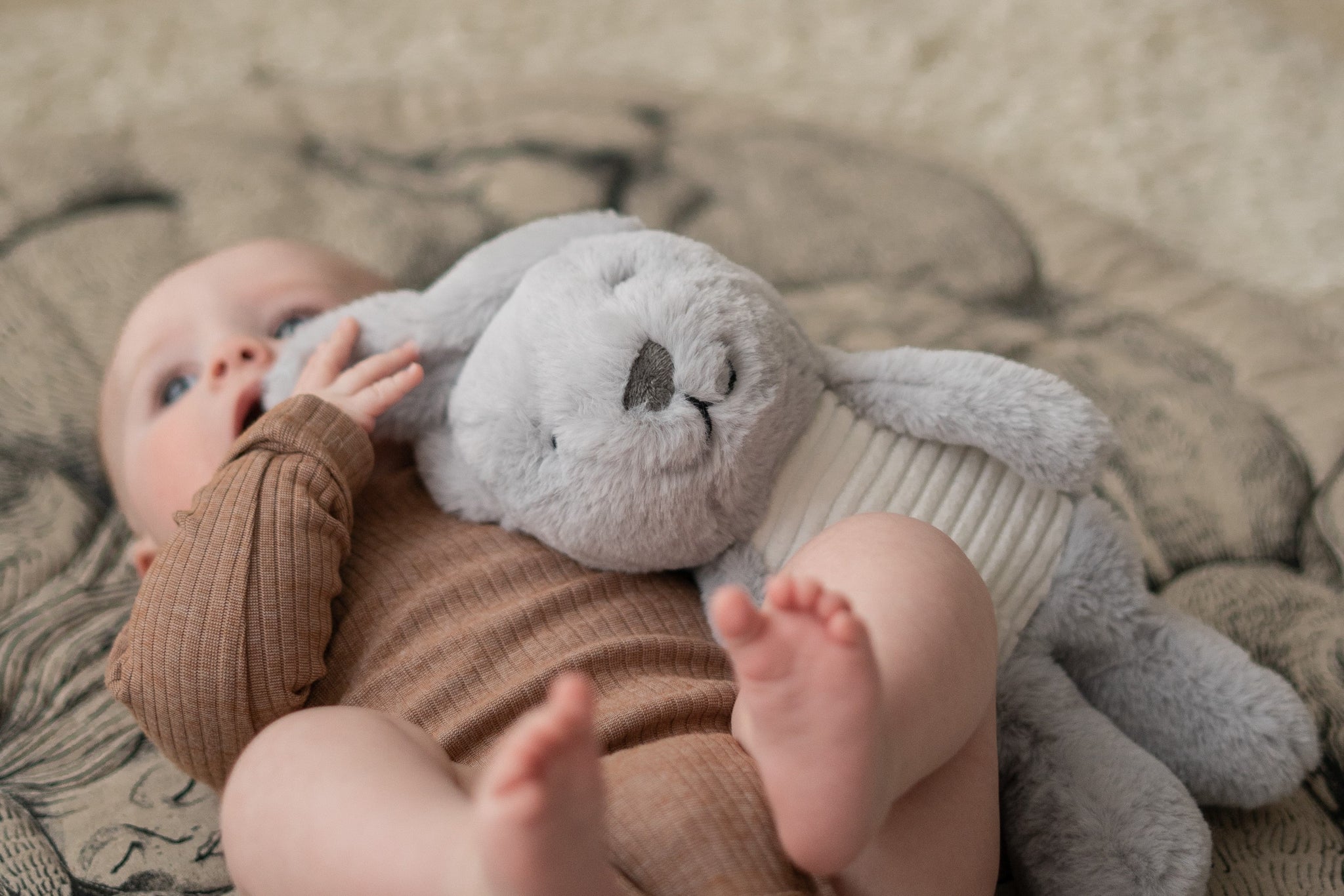 Milo (grey) - Rechargeable heartbeat comforter