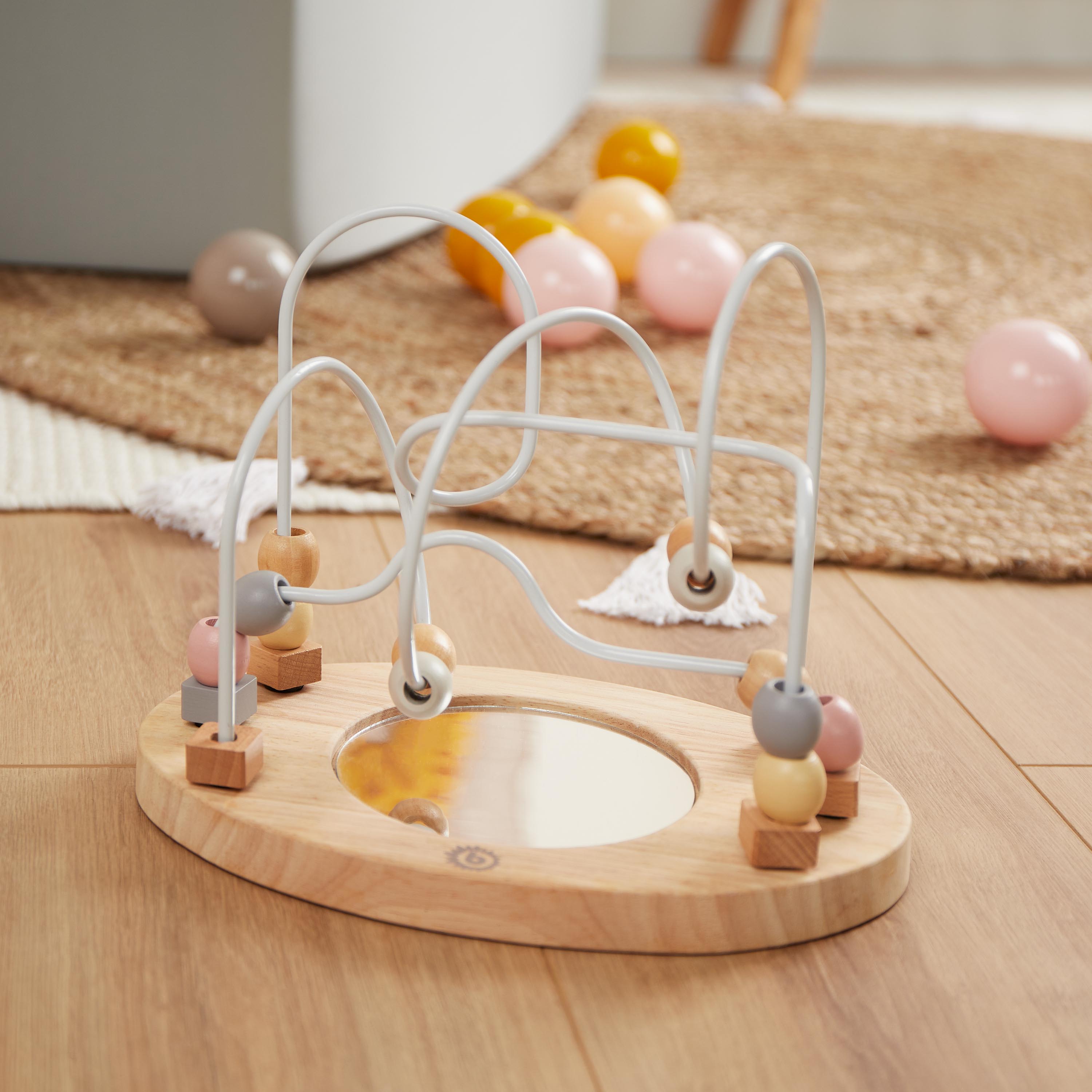 Bieco motoorikakeskus peegliga – Roosa