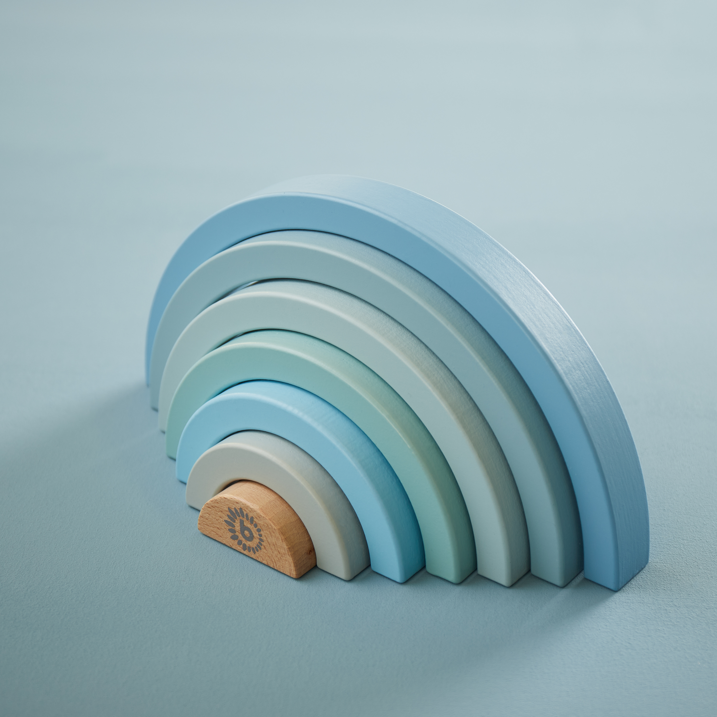 Bieco wooden rainbow – Blue
