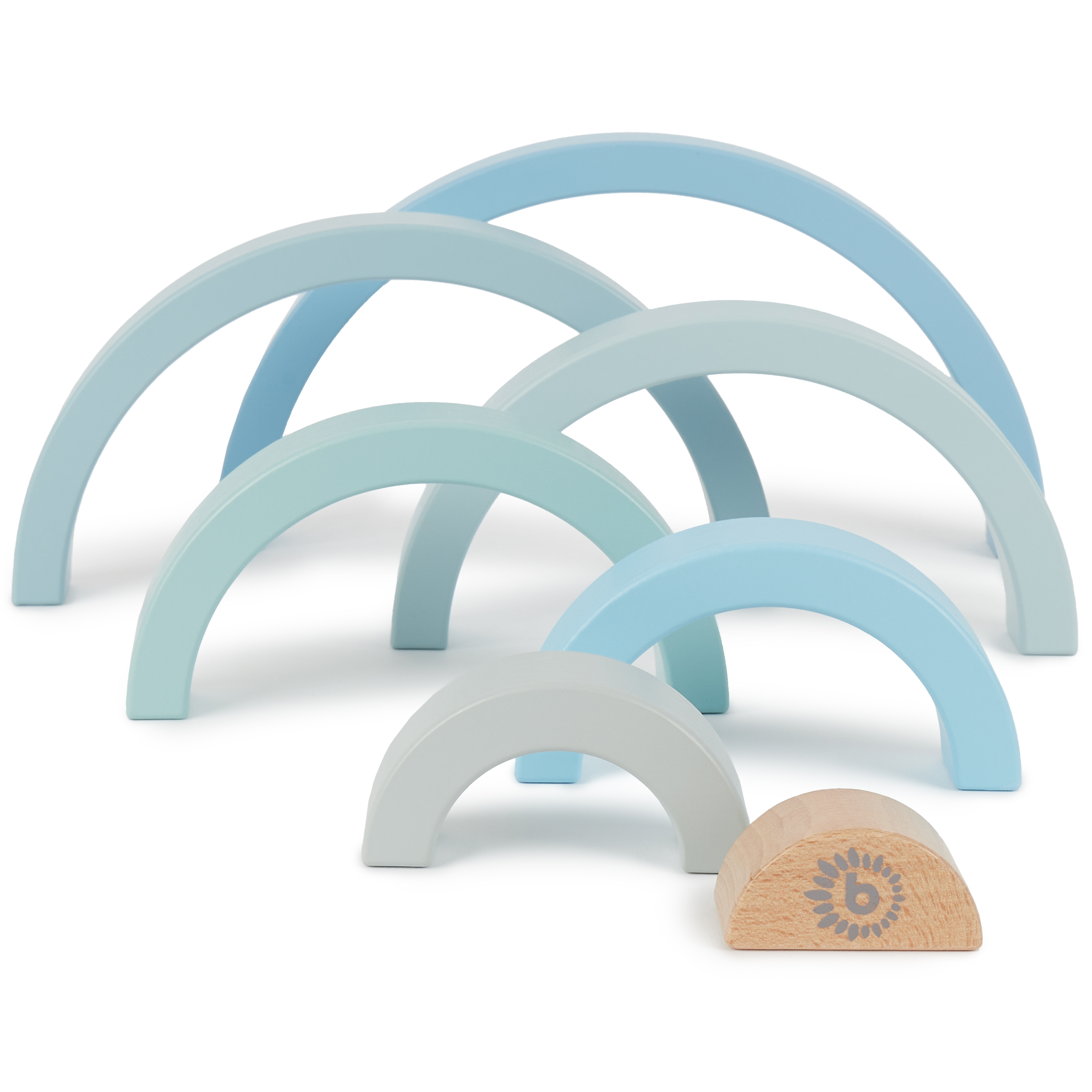 Bieco wooden rainbow – Blue