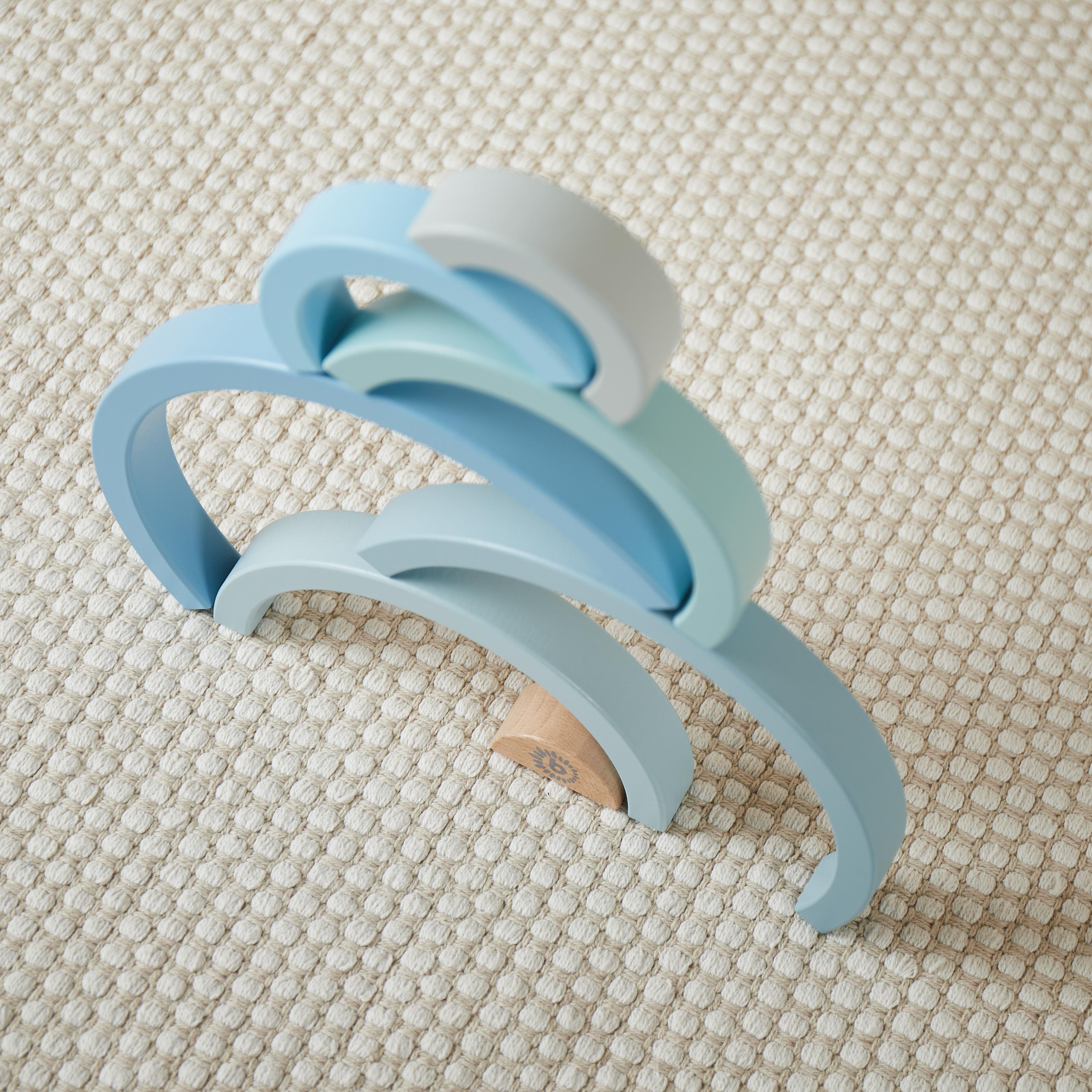 Bieco wooden rainbow – Blue