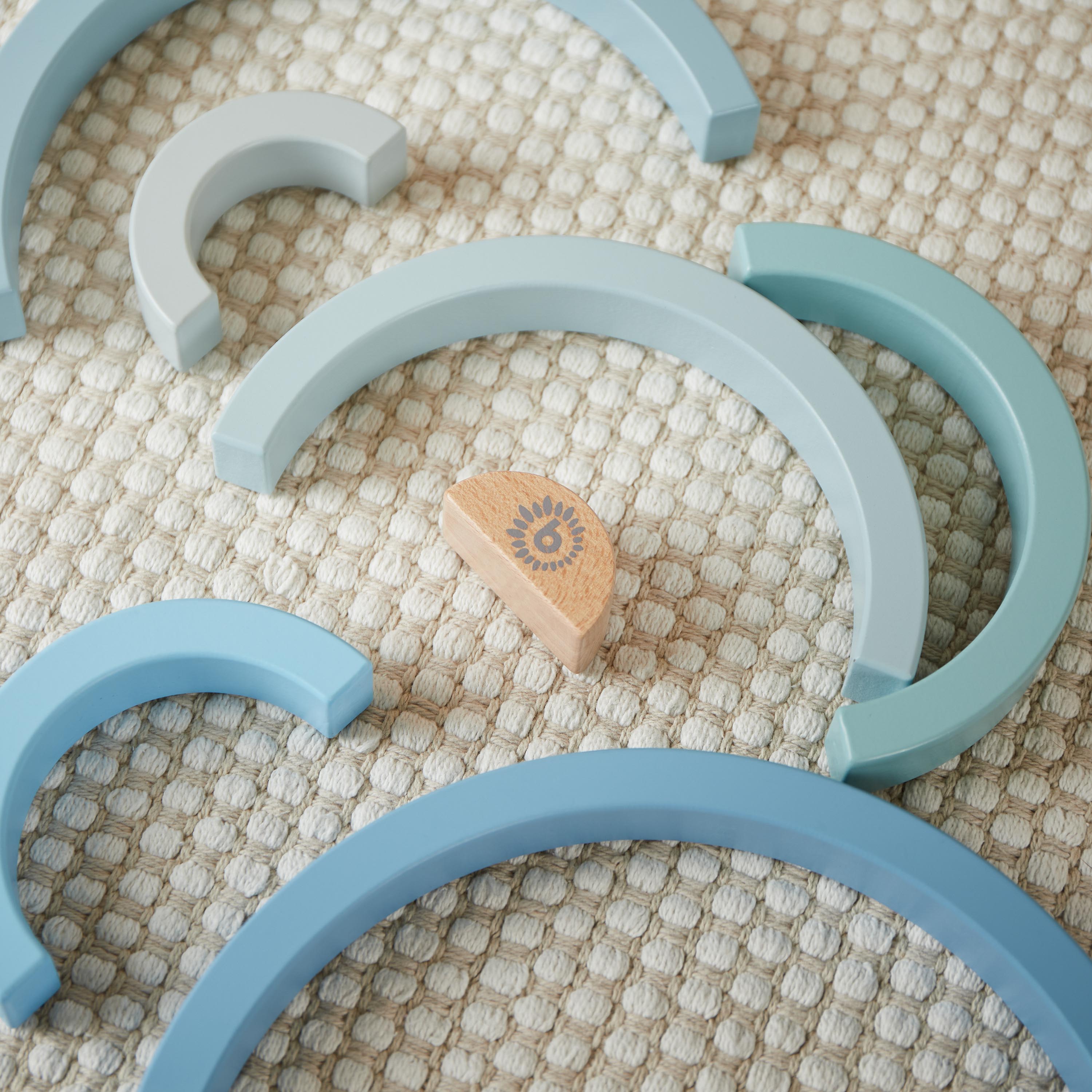 Bieco wooden rainbow – Blue