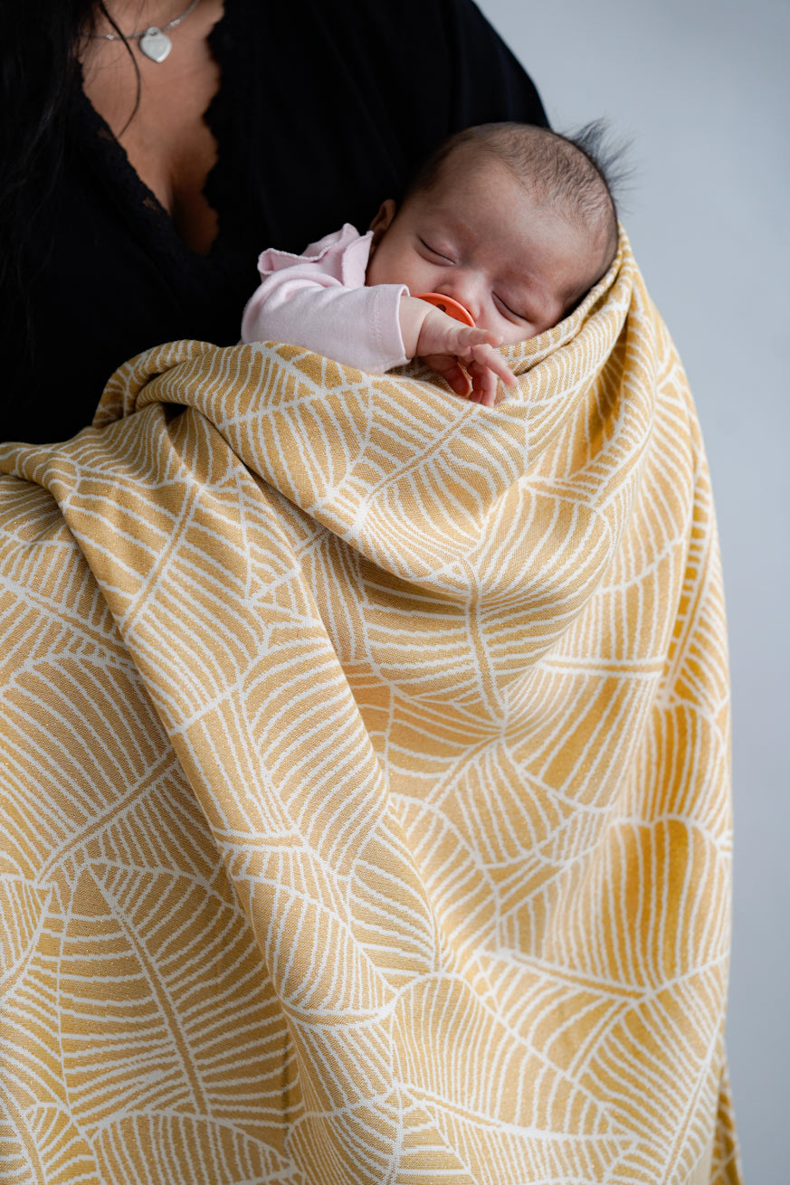 Kokadi Baby Blanket, Golden Leaves