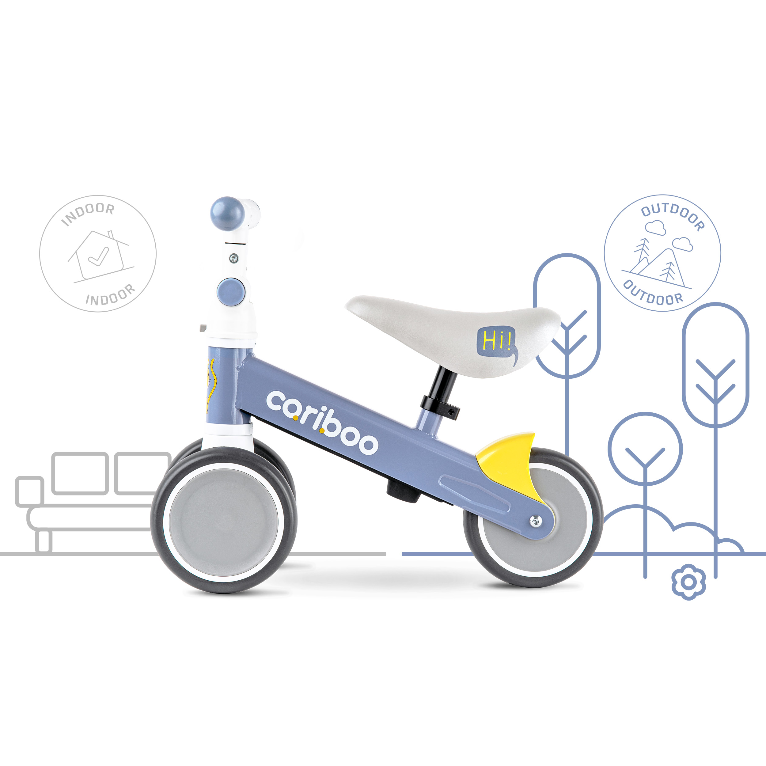 Cariboo FRIENDS tasakaaluratas (värvivalik)