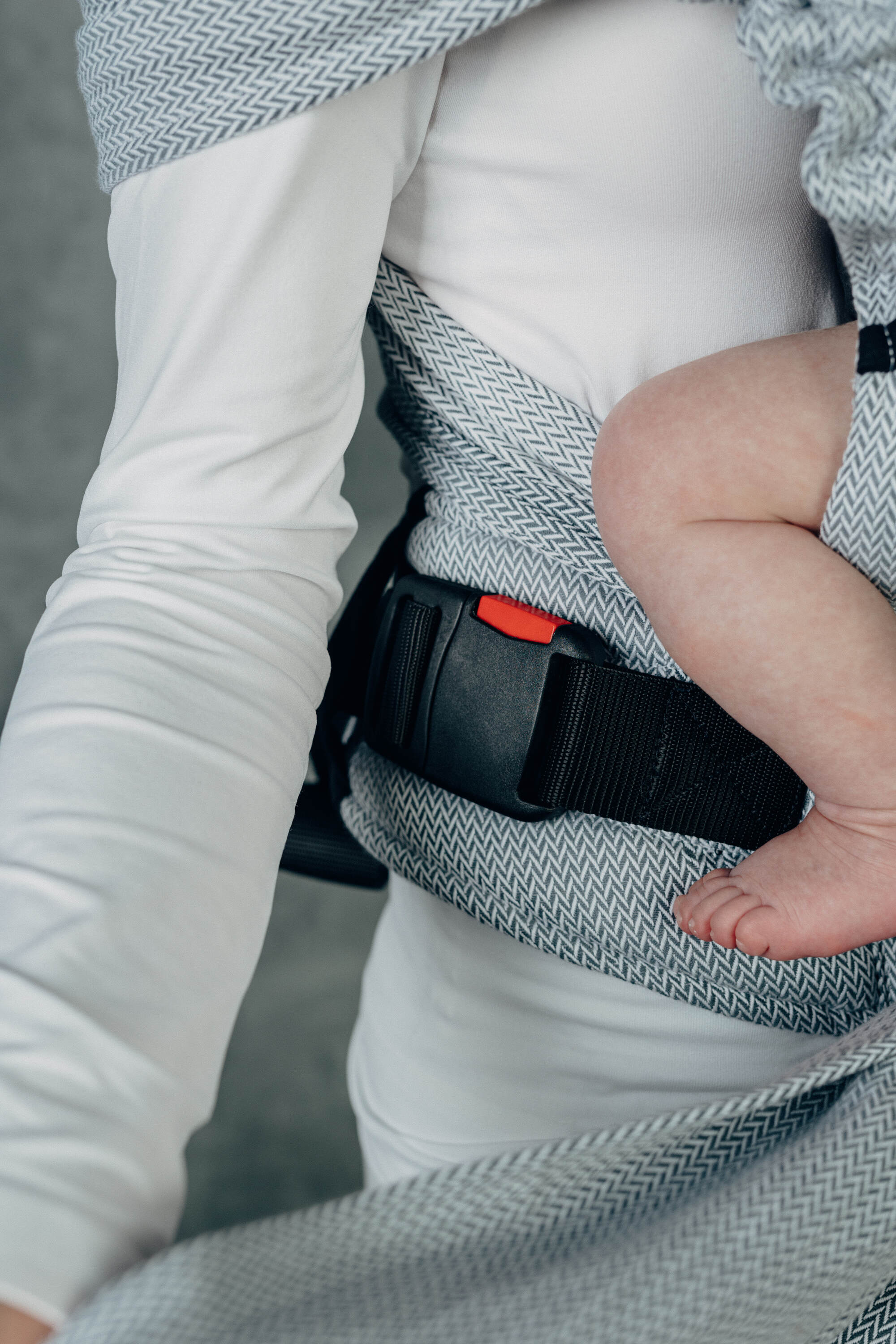 LennyHybrid kandekott, Little Herringbone Grey