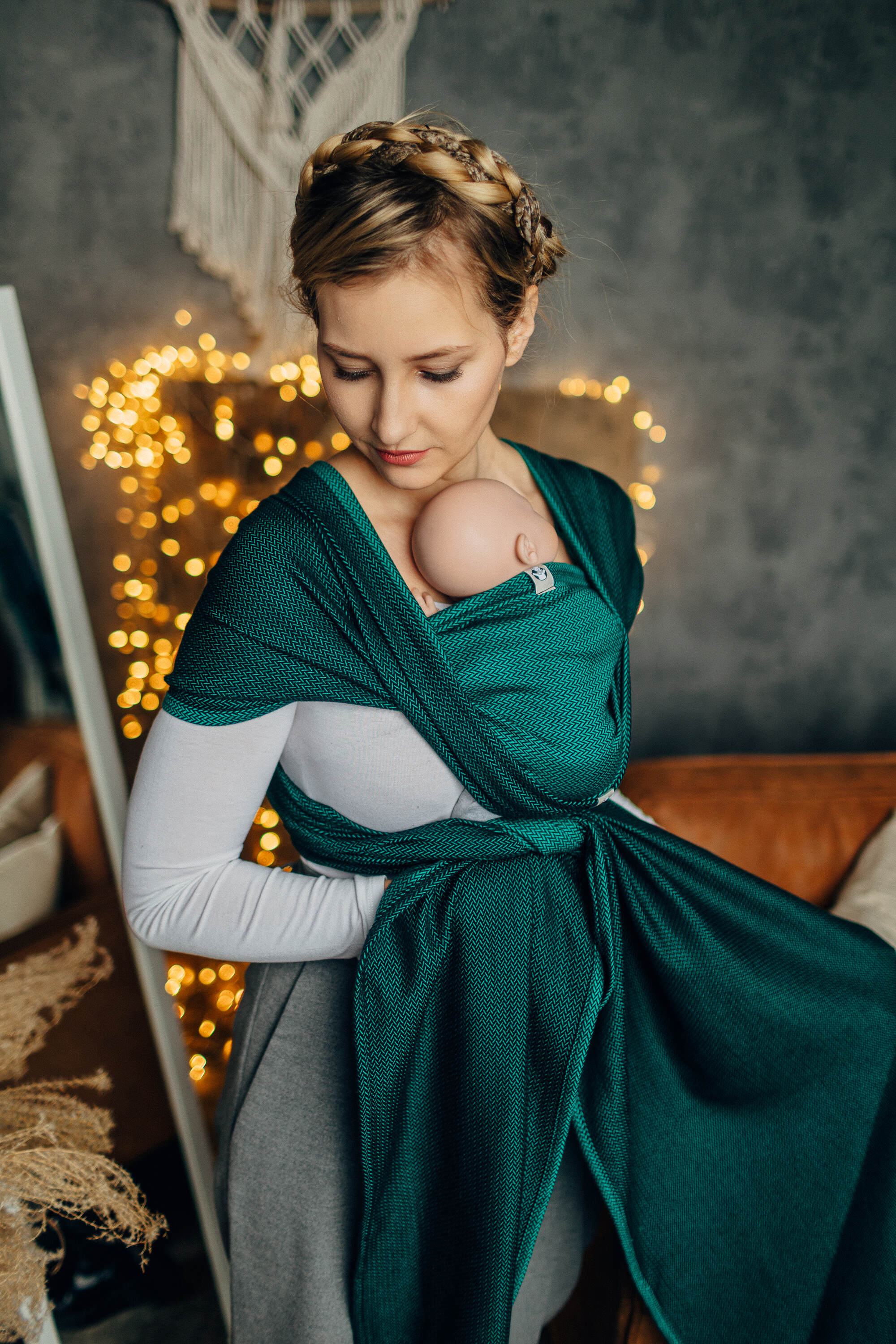 LennyLamb kandelina (42cm), Emerald