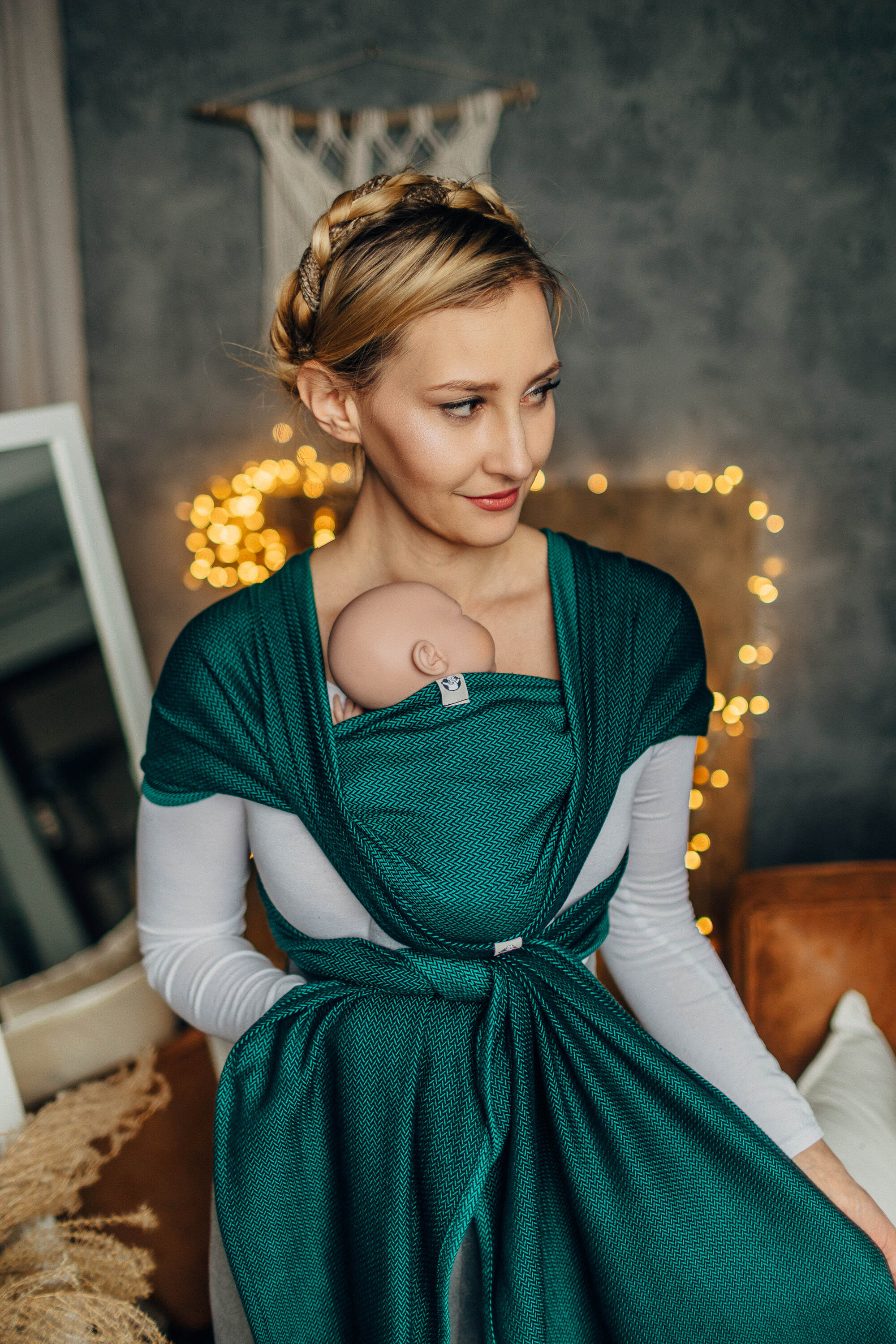 LennyLamb kandelina (42cm), Emerald