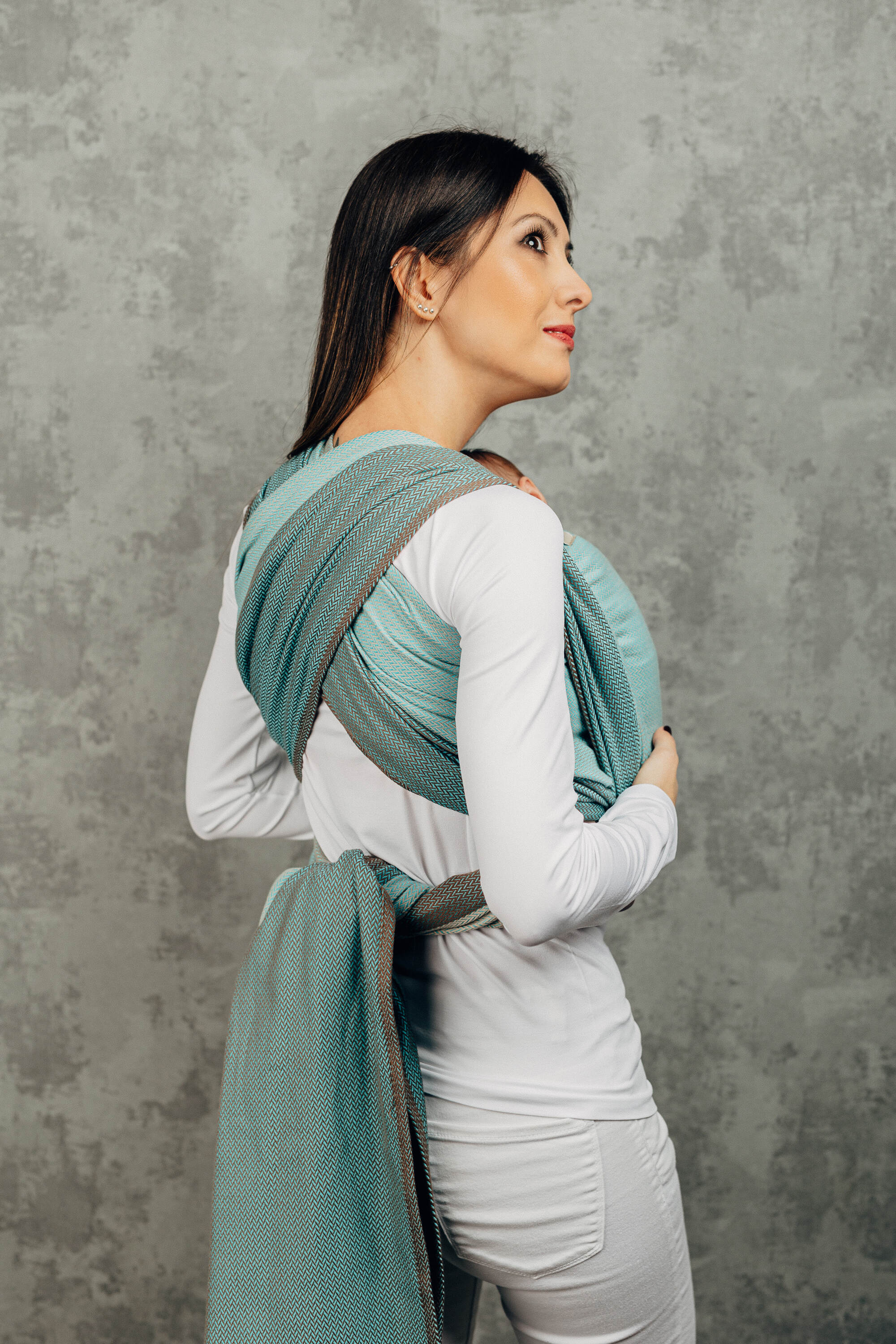 LennyLamb kandelina, Little Herringbone Baby Mint