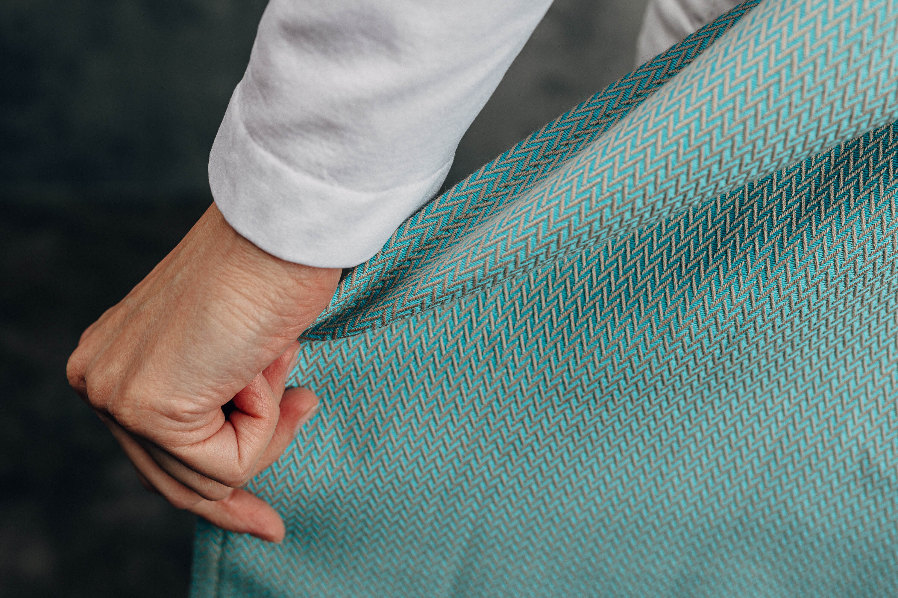 LennyLamb kandelina, Little Herringbone Baby Mint