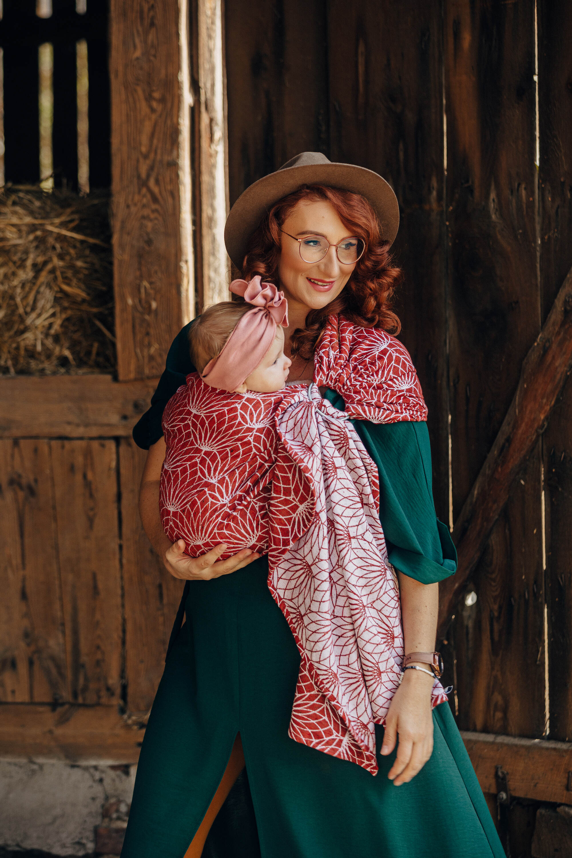 LennyLamb Ring Sling Lotus - Foxy
