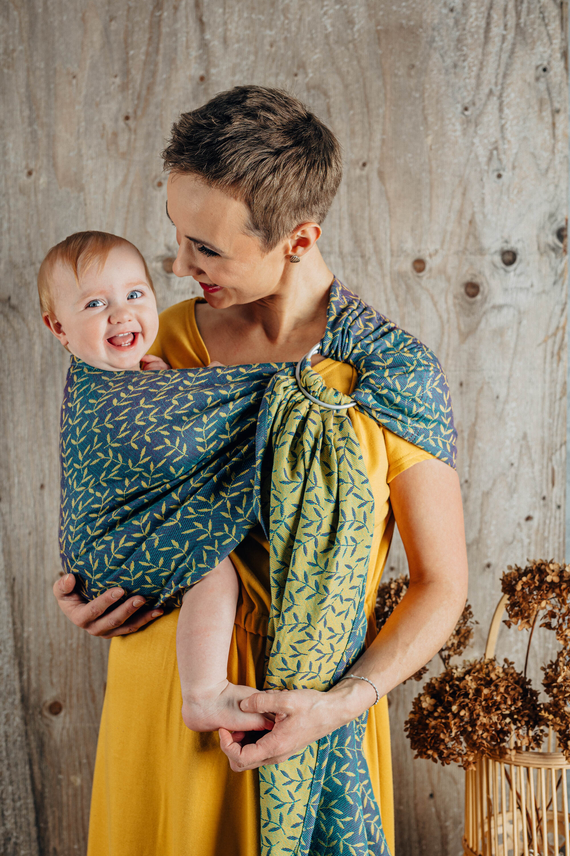 LennyLamb Ring Sling Enchanted Nook - In Bloom