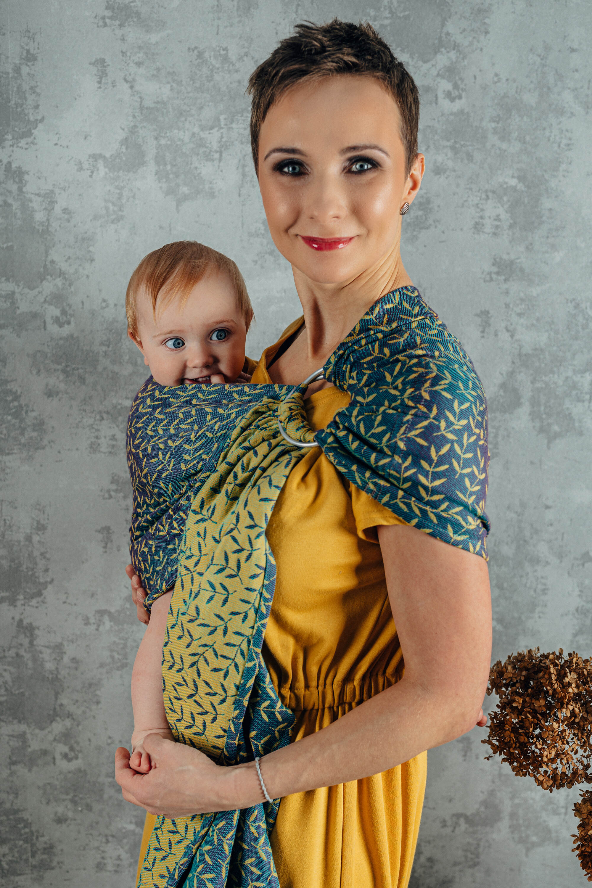 LennyLamb Ring Sling Enchanted Nook - In Bloom