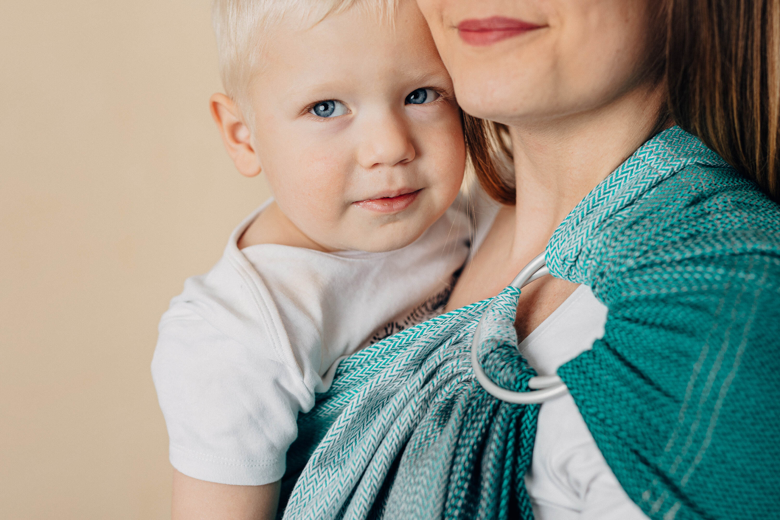 LennyLamb rõngaslina, Little Herringbone Ombre Green