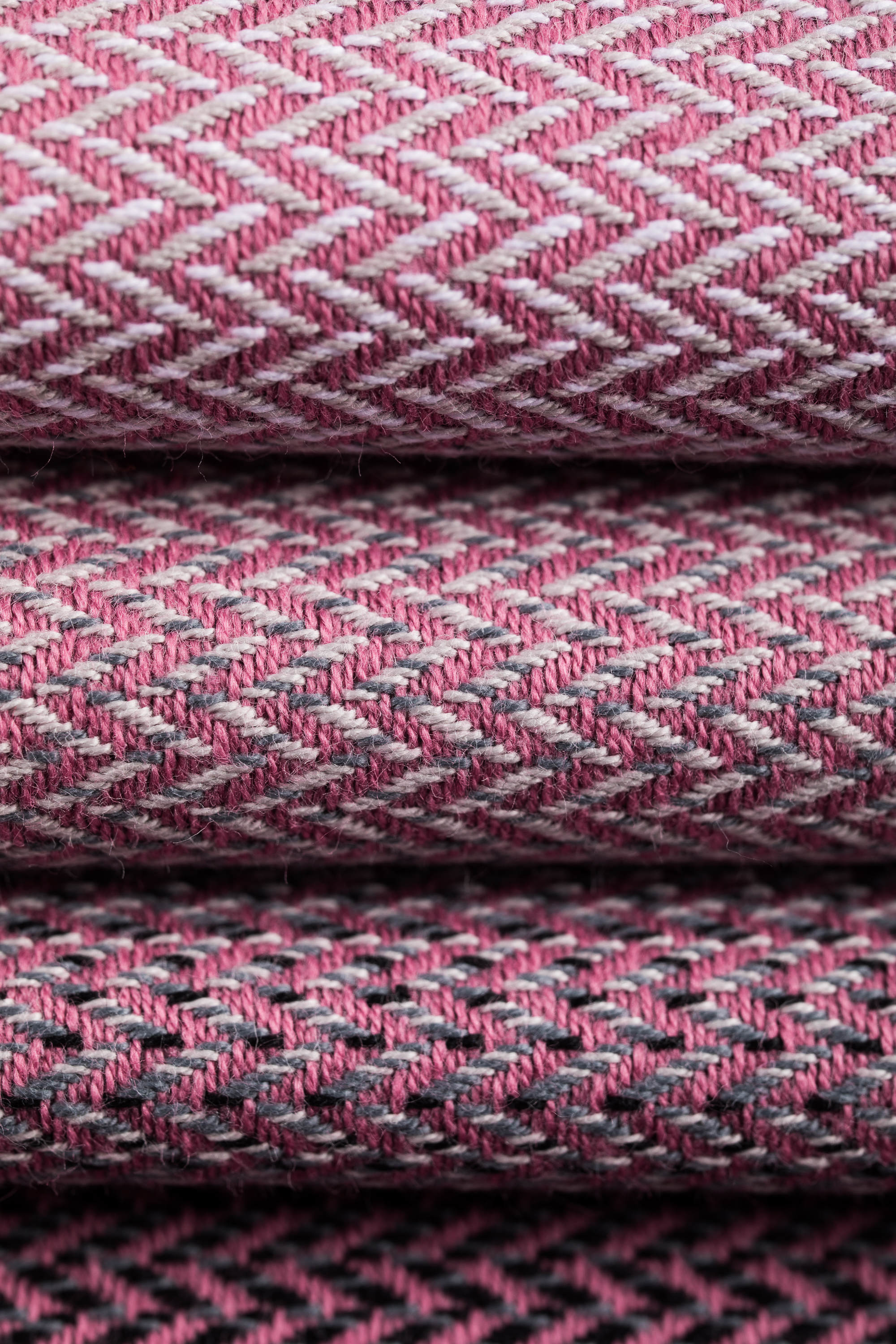 LennyLamb rõngaslina, Little Herringbone Ombre Pink