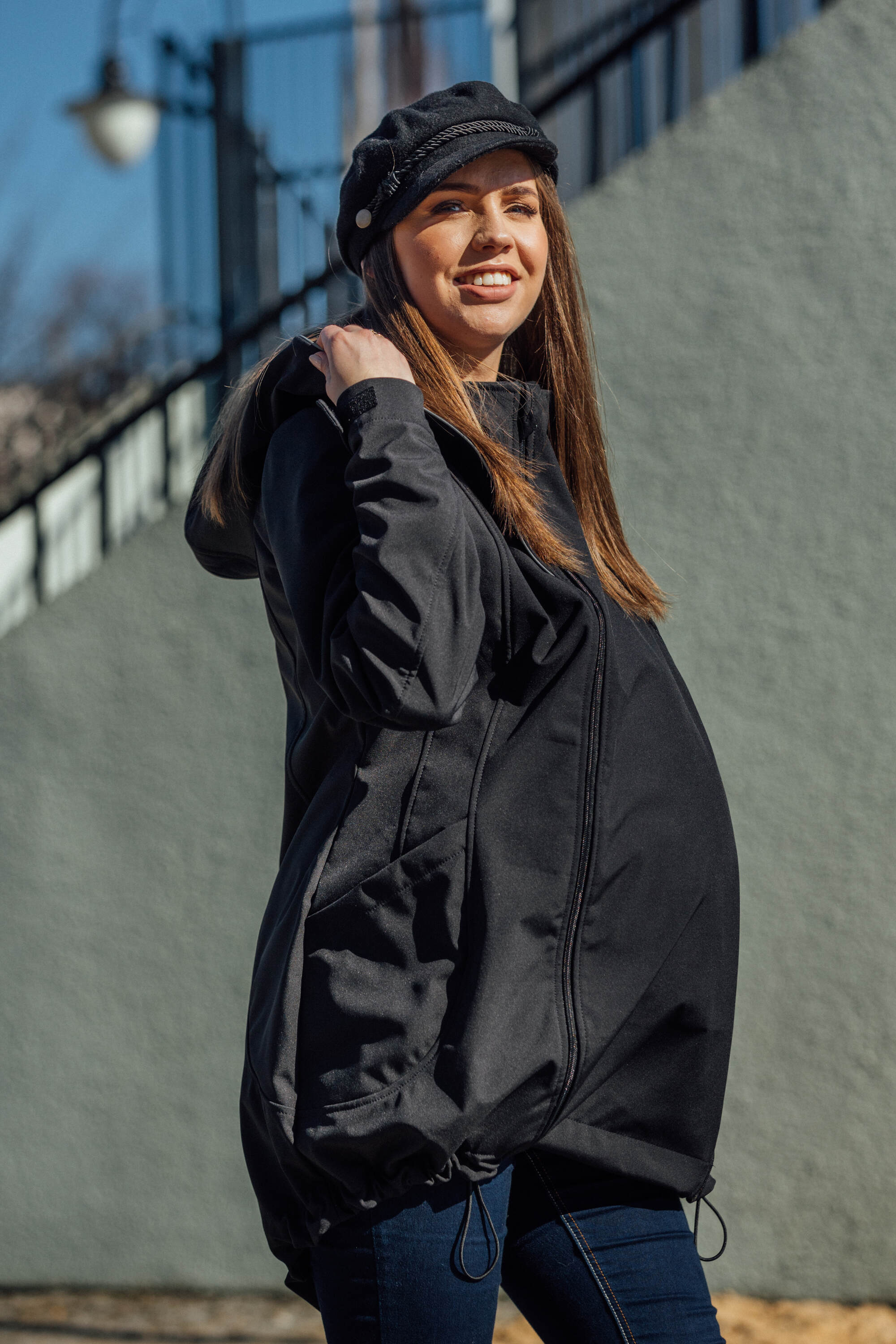 LennyLamb lapsekandmise softshell jope, Black