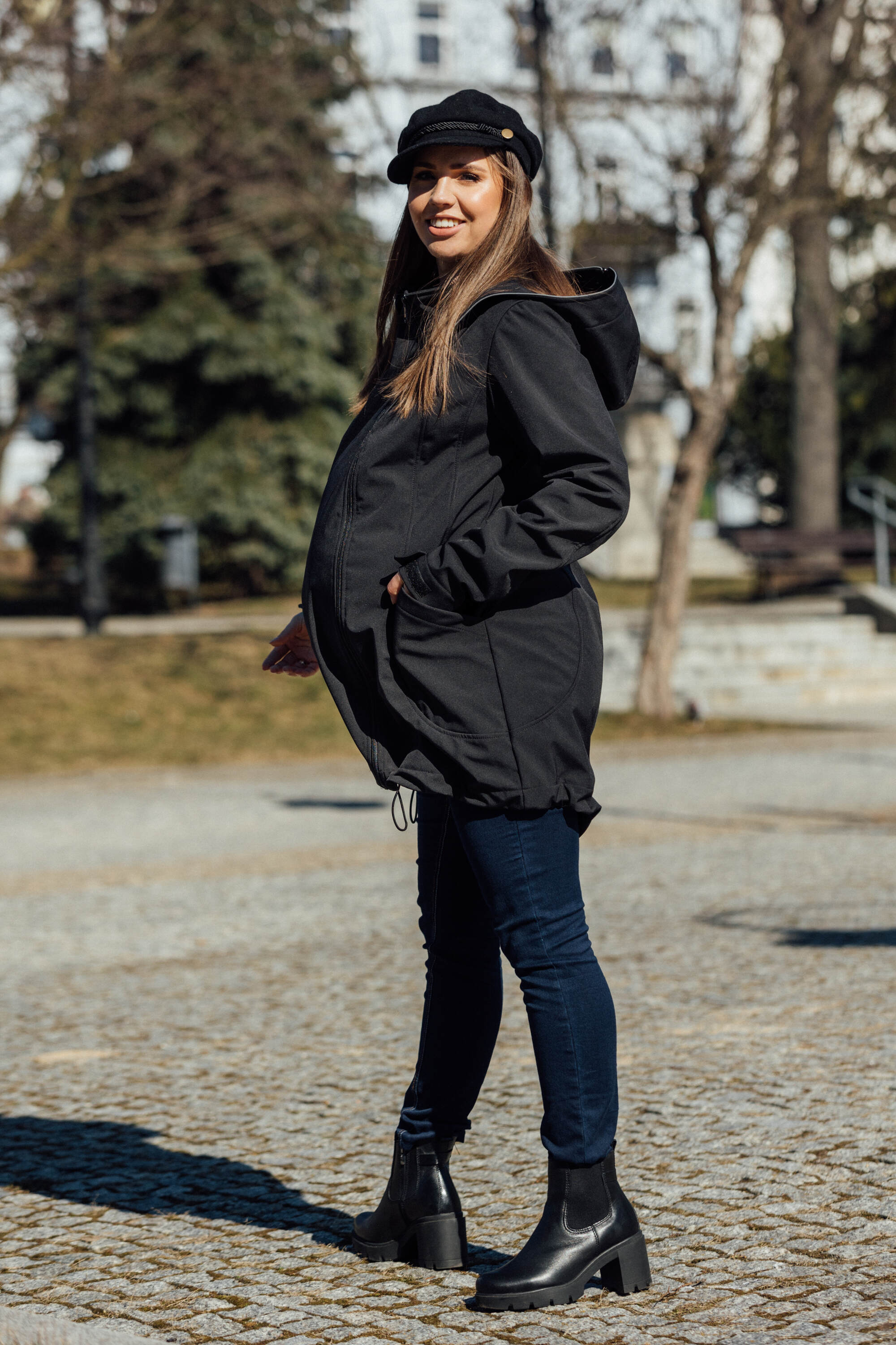 LennyLamb lapsekandmise softshell jope, Black