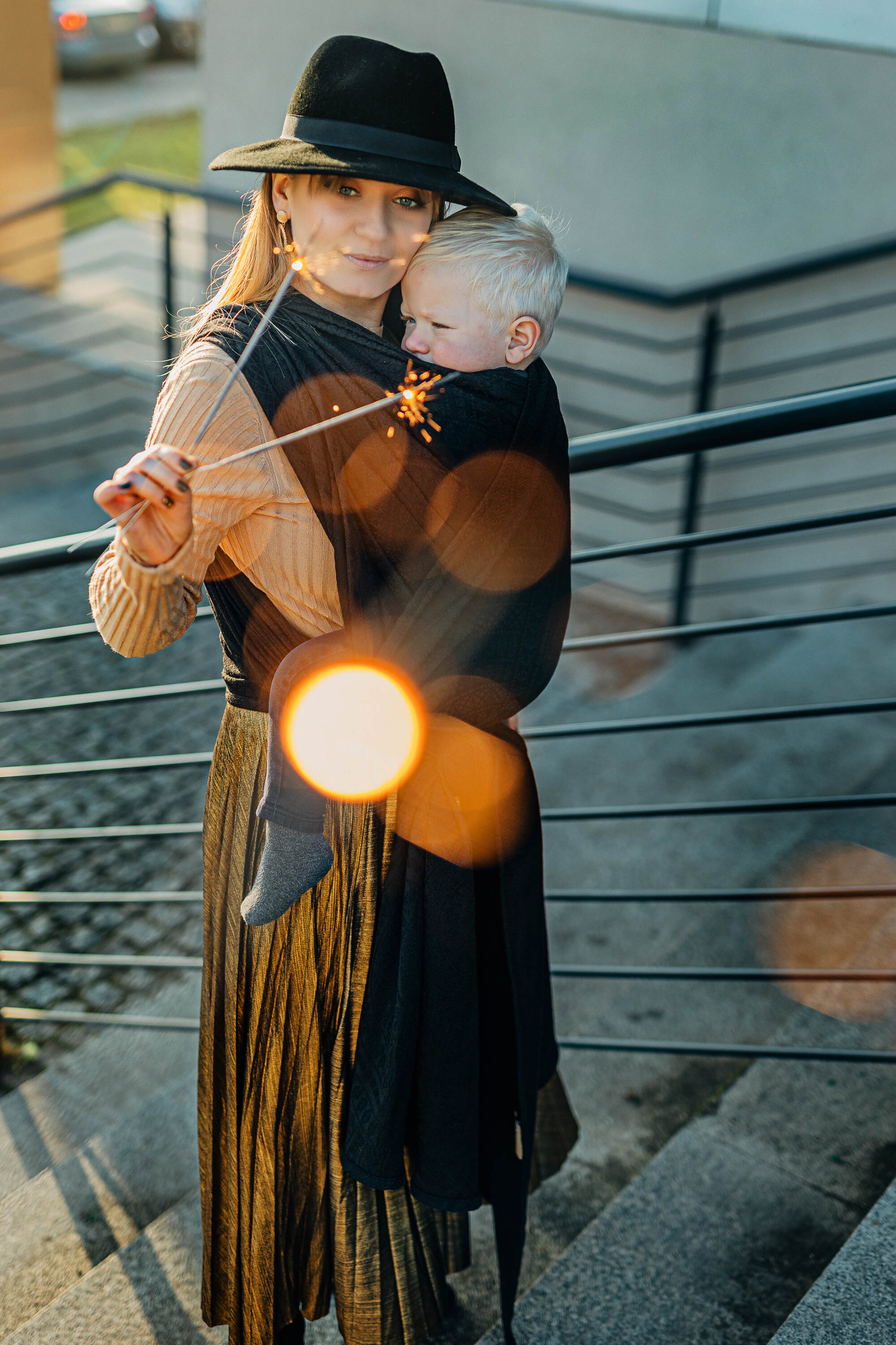 LennyLamb kandelina, Peacock's Tail -  Pitch Black