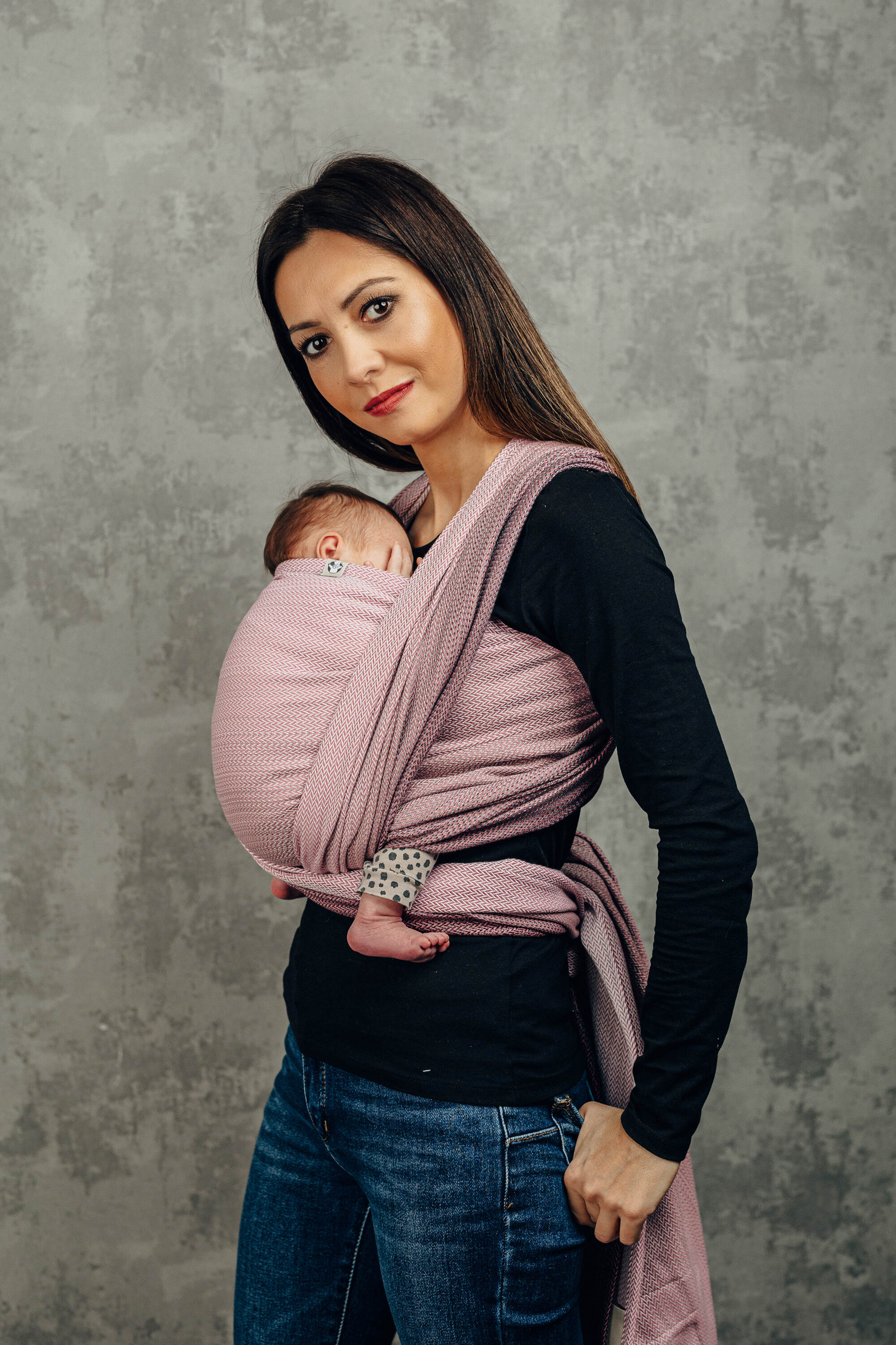 LennyLamb kandelina, Little Herringbone Ombre Pink