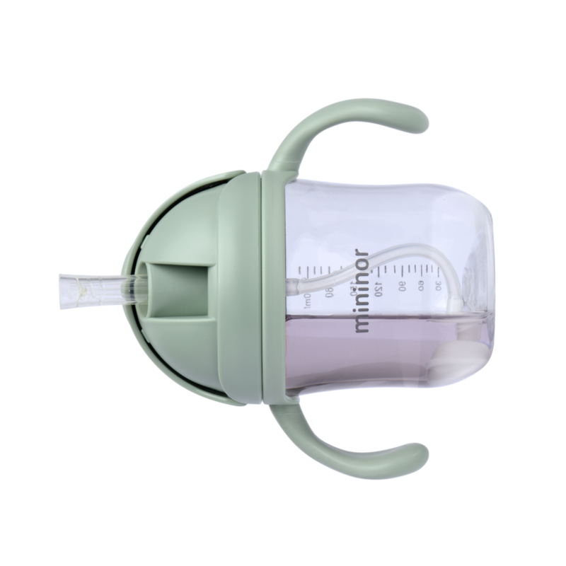 Mininor kõrrega joogipudel 330ml (värvivalik)