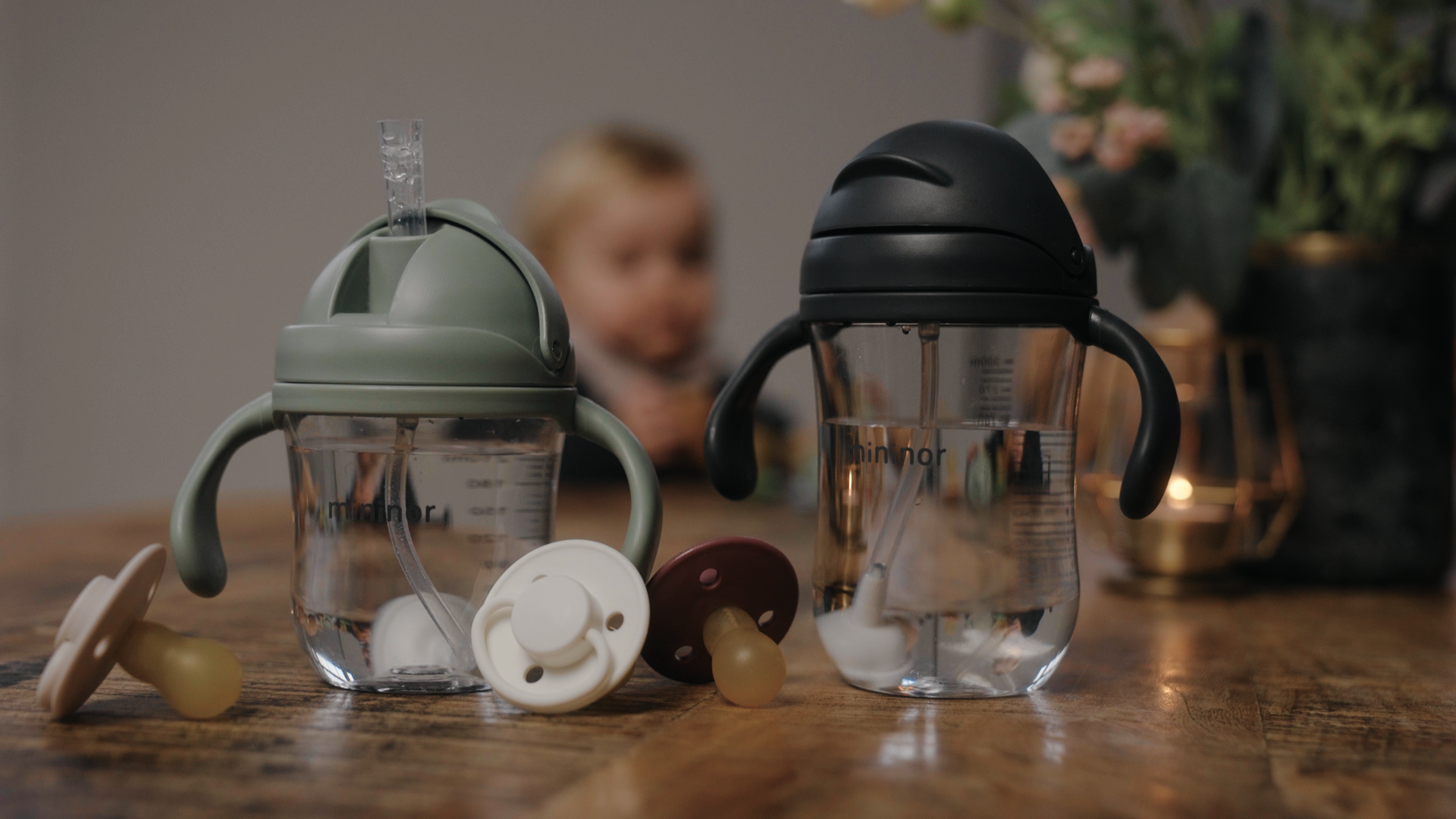 Mininor kõrrega joogipudel 330ml (värvivalik)