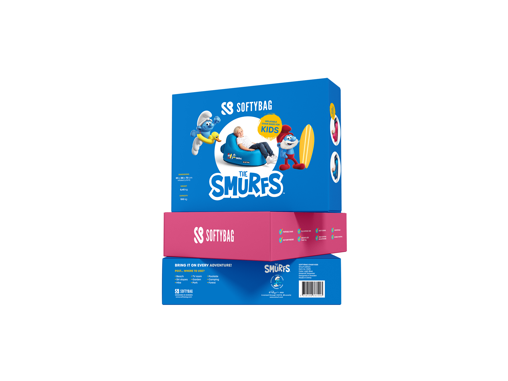 Softybag kott-tool lastele (värvivalik)