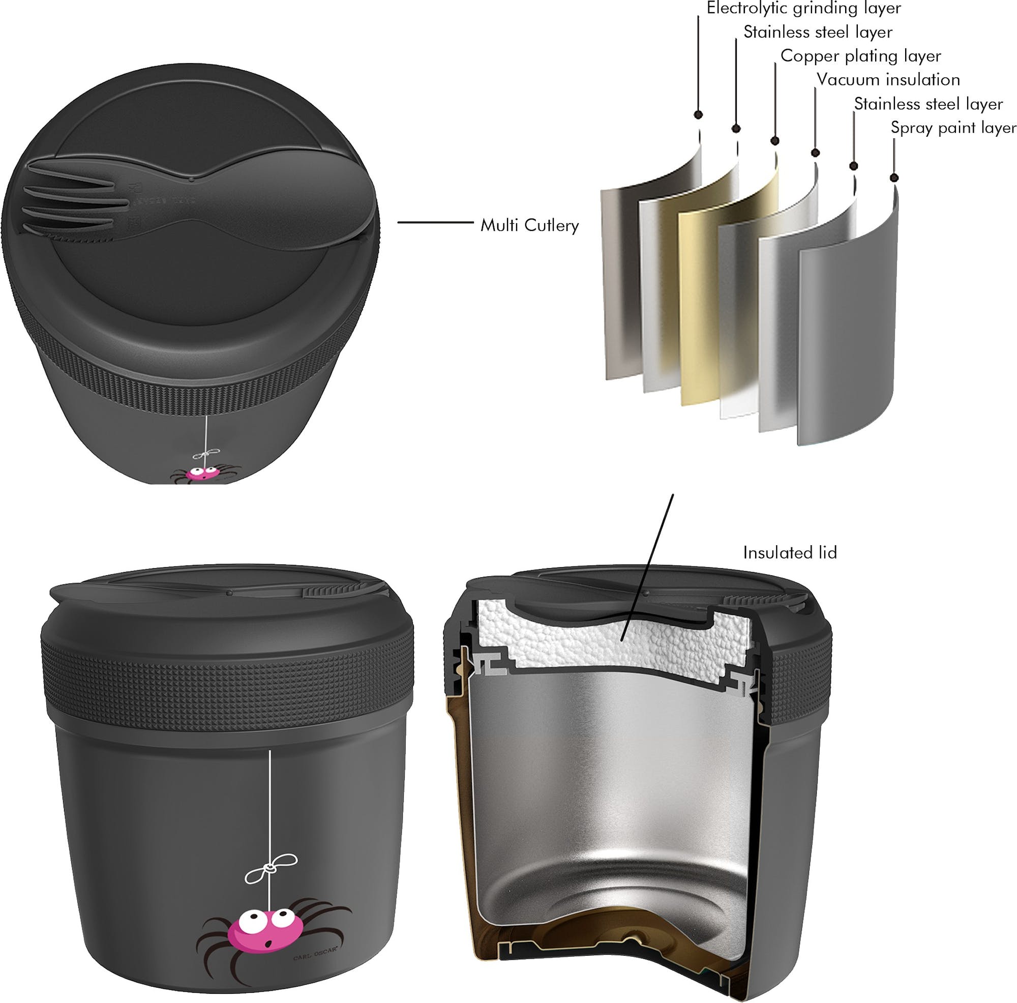 Carl Oscar toidutermos Kids 500ml 