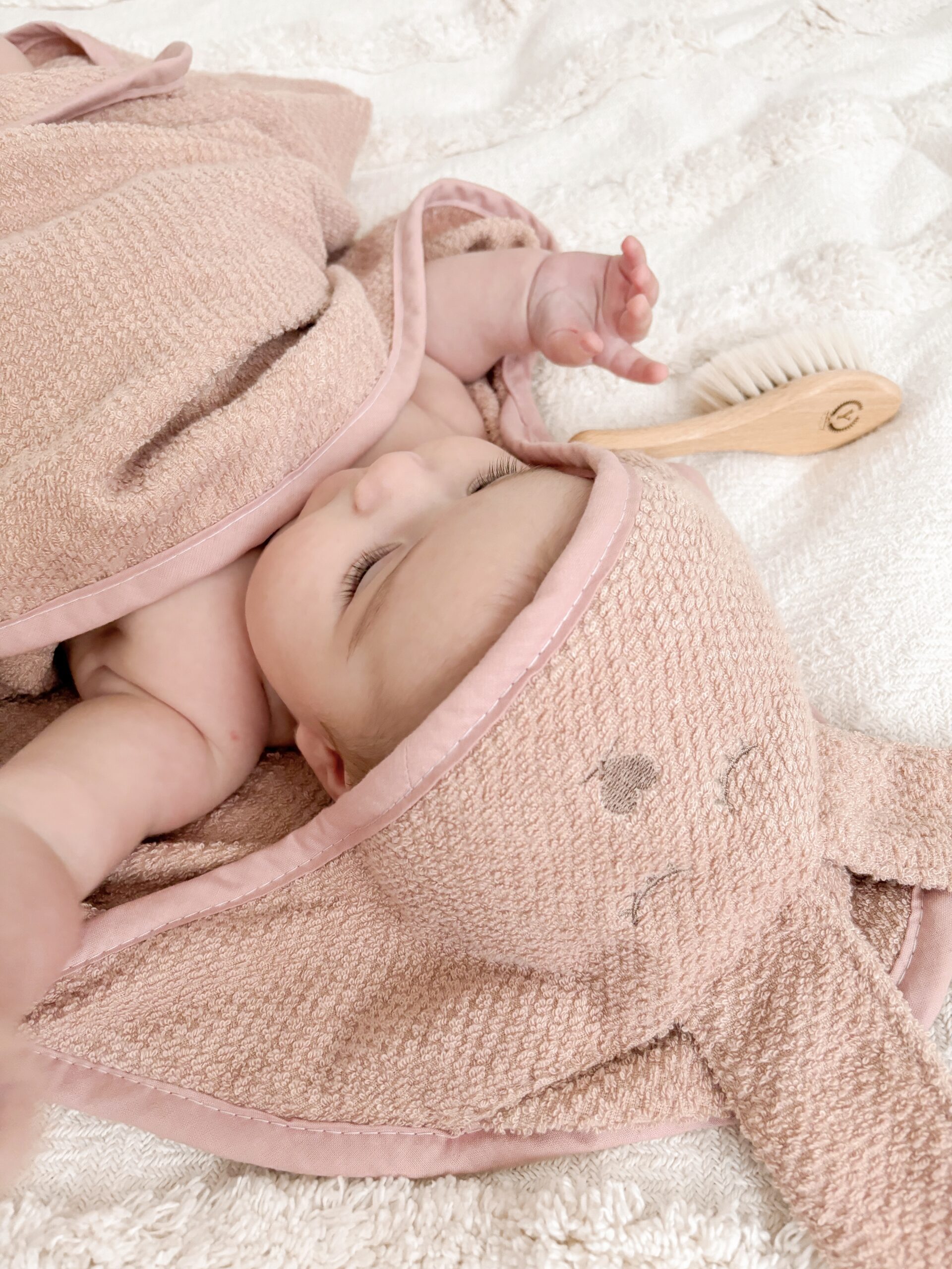 Bambusrätik kõrvadega, roosa