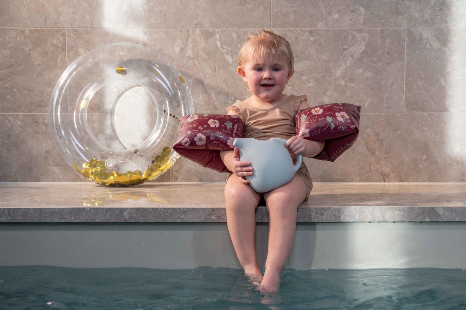 Silikoonist kastekann - Pearl Blue