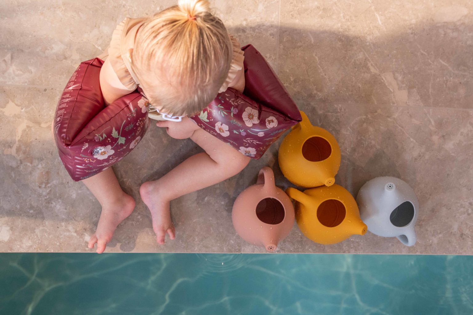 Silikoonist kastekann - Pearl Blue