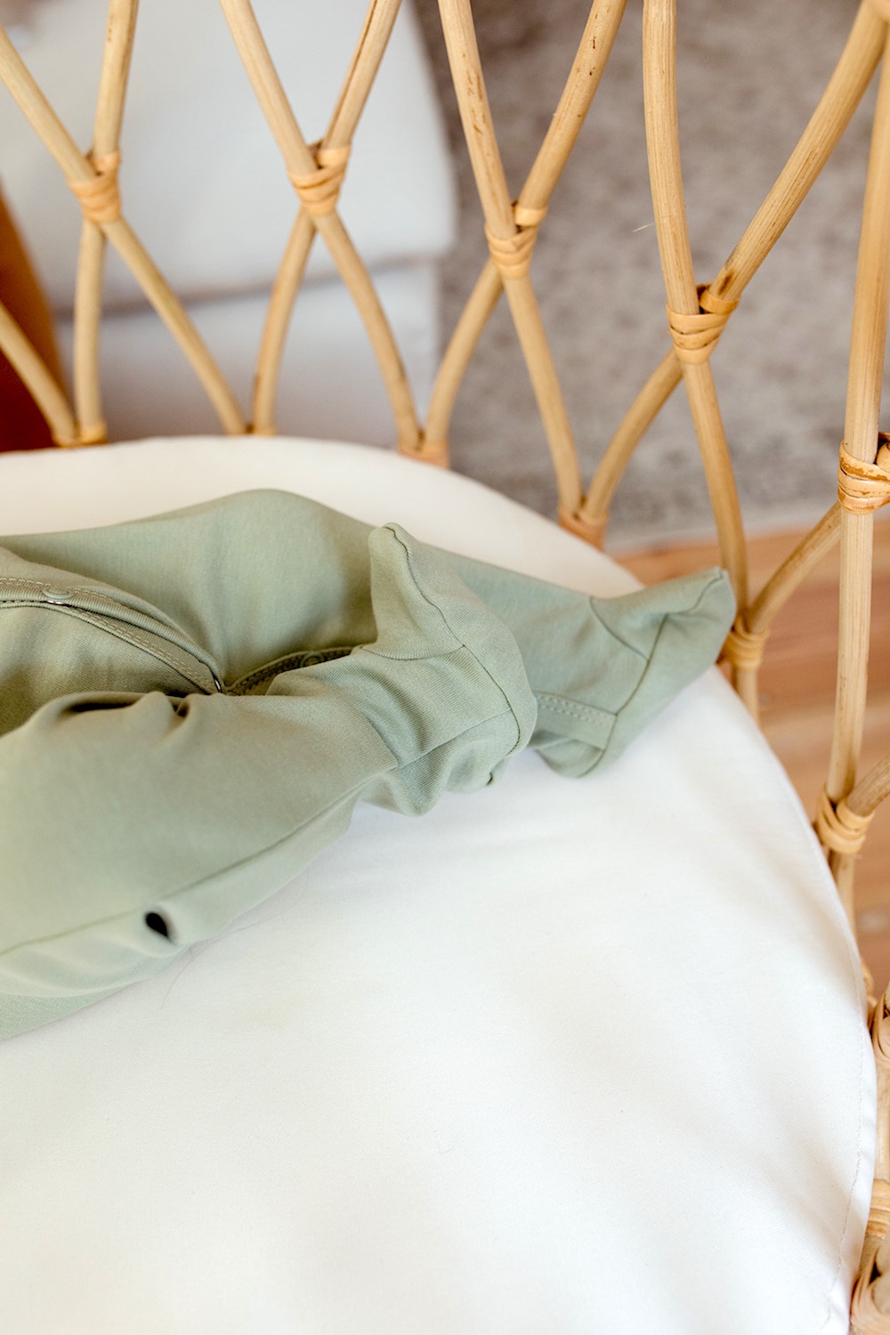 Poofi sleepsuit, Sage Green