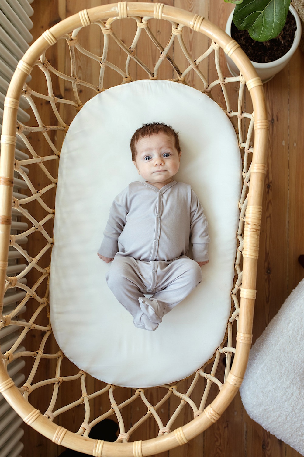 Poofi sleepsuit, Light Grey