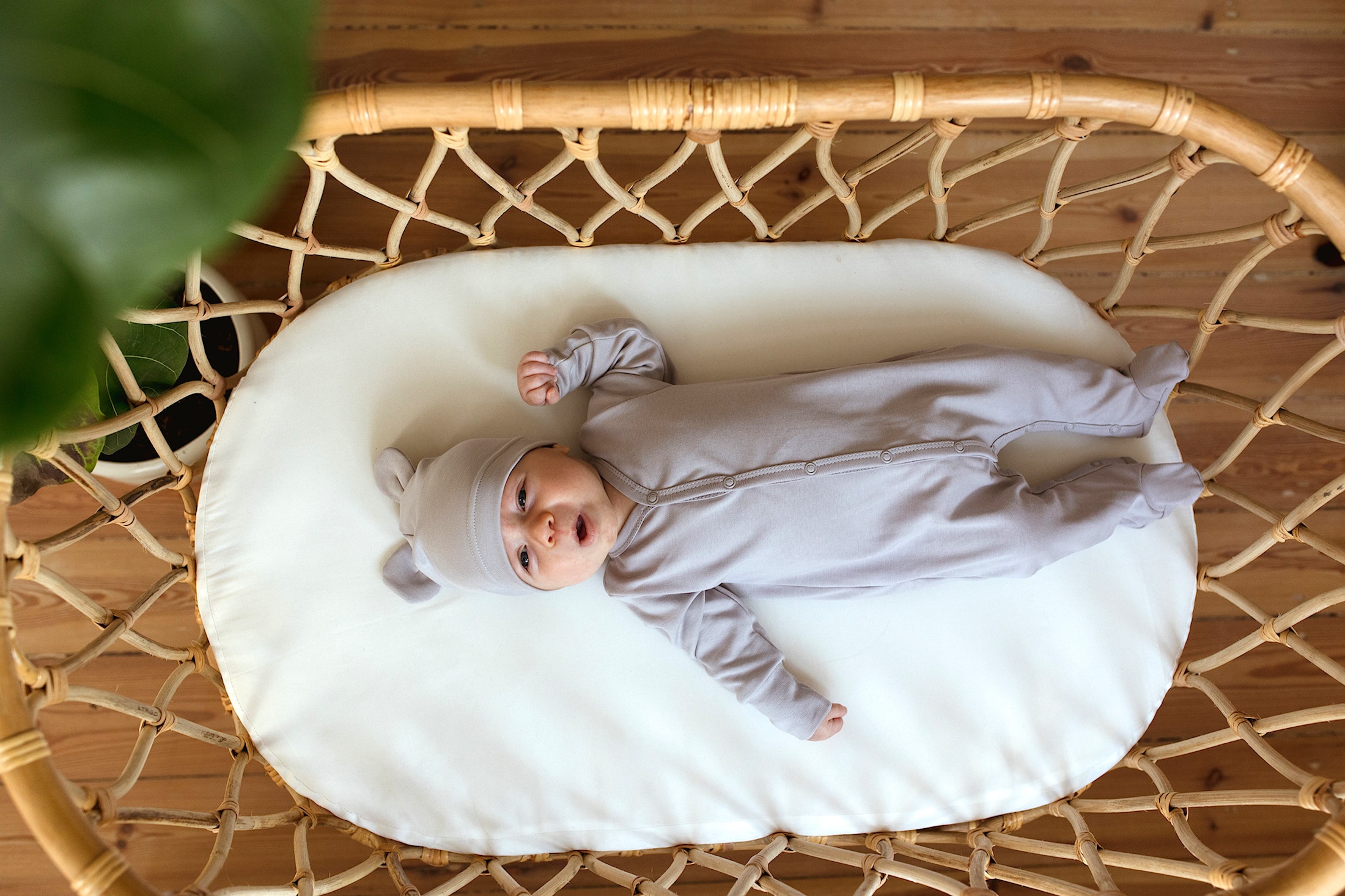 Poofi sleepsuit, Light Grey