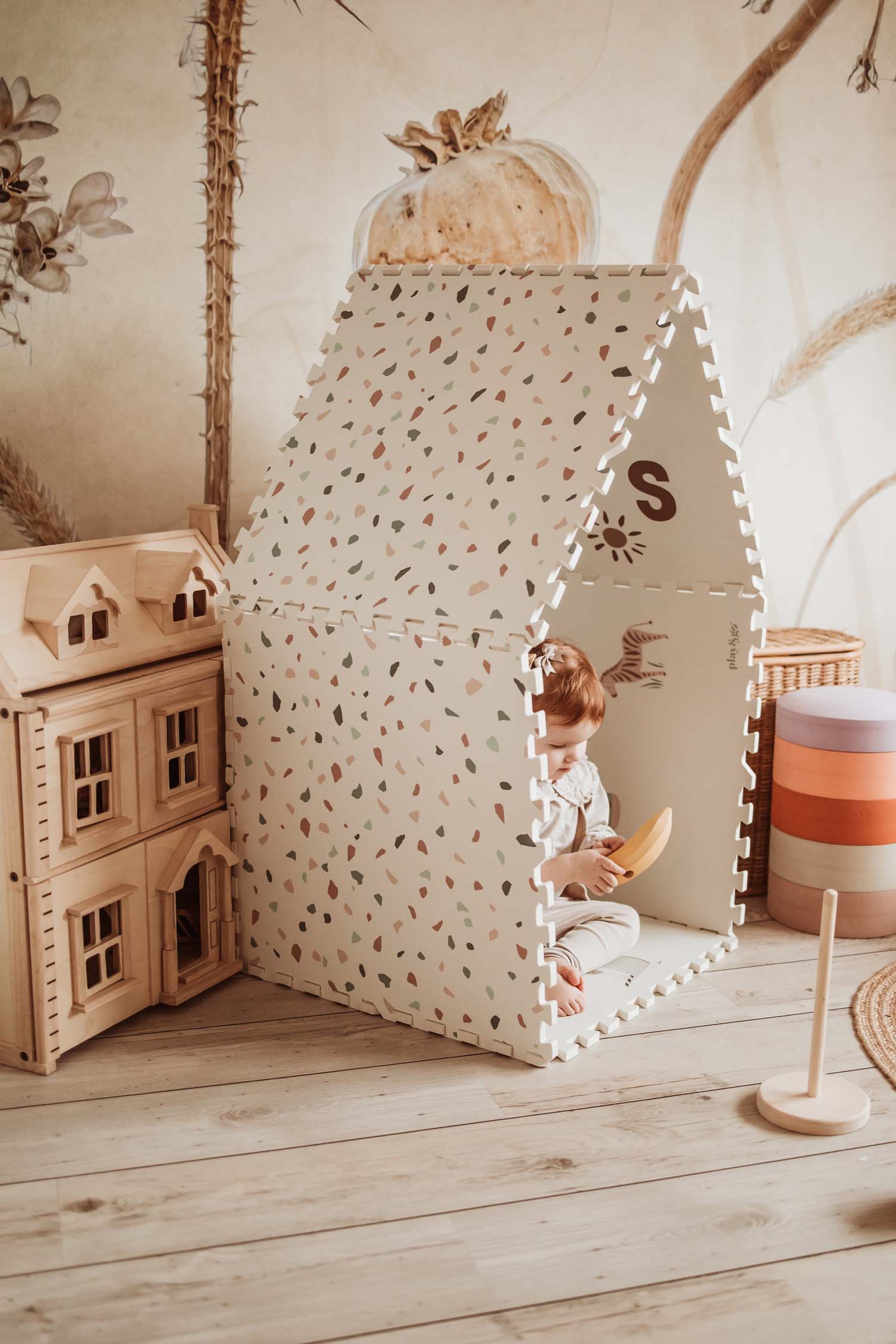 Play&Go Puzzlemat, Alphabet/Terrazzo 