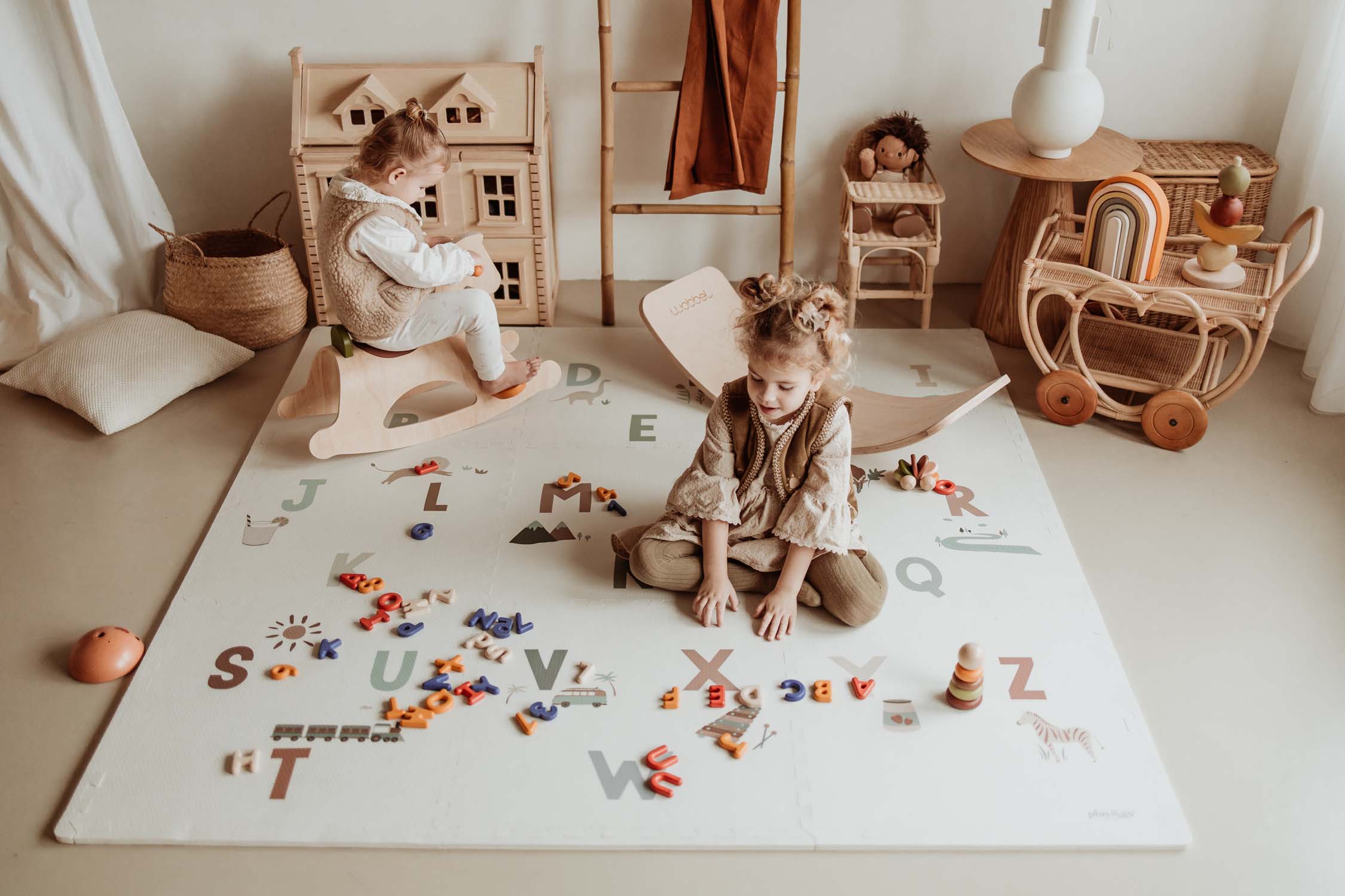Play&Go Puzzlemat, Alphabet/Terrazzo 
