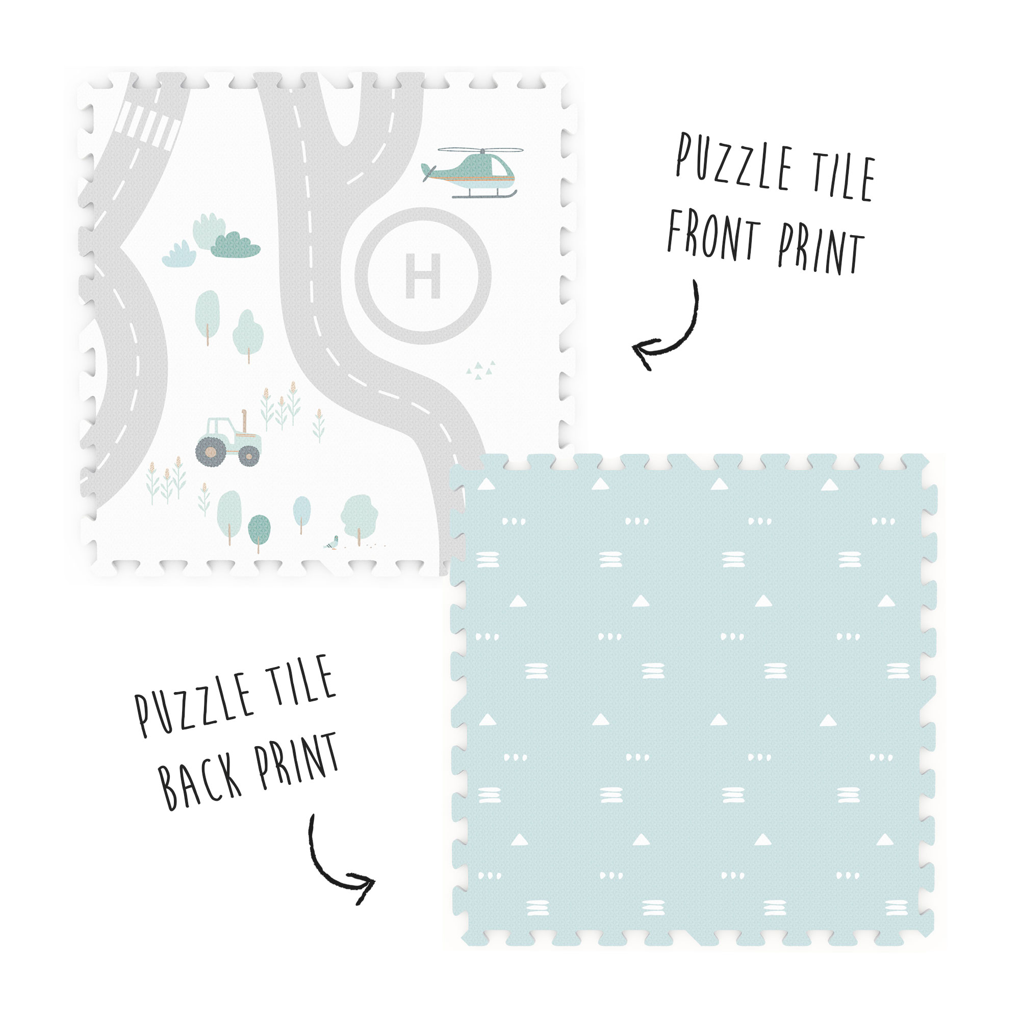 Play&Go Puzzlemat, Roadmap/Icons