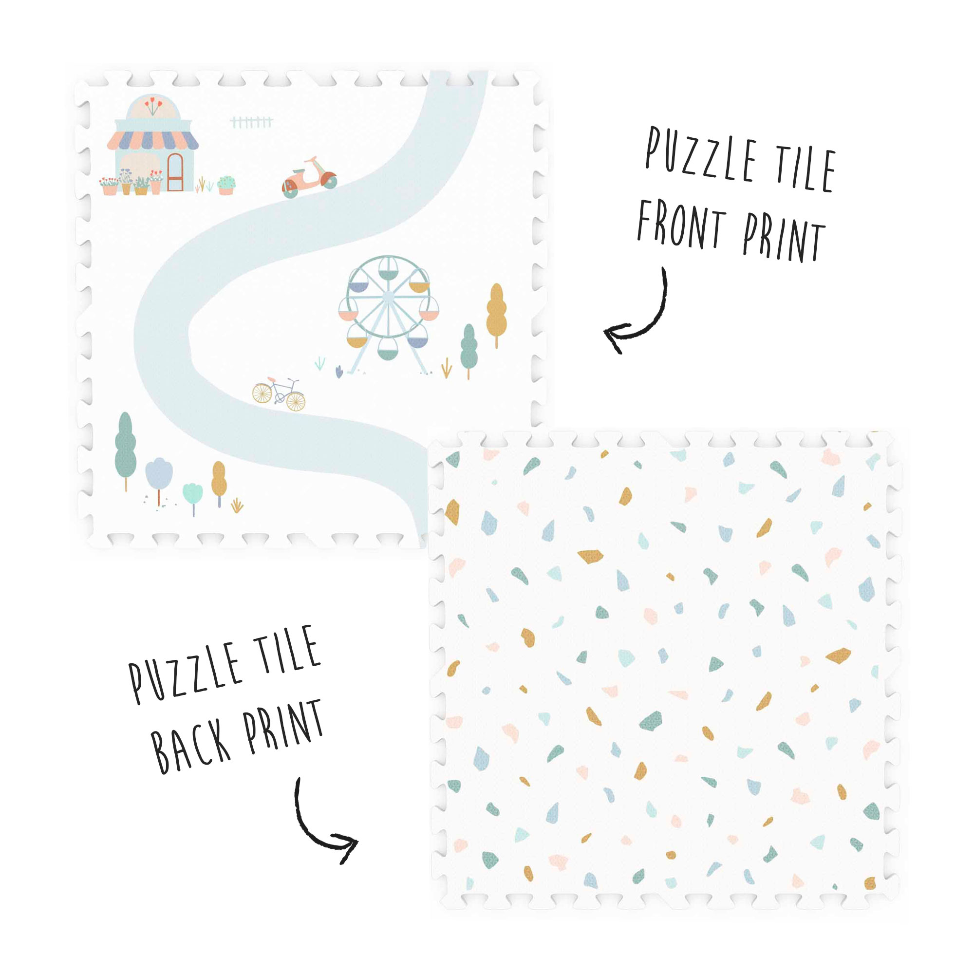 Play&Go Puzzlemat, Village/Terrazzo