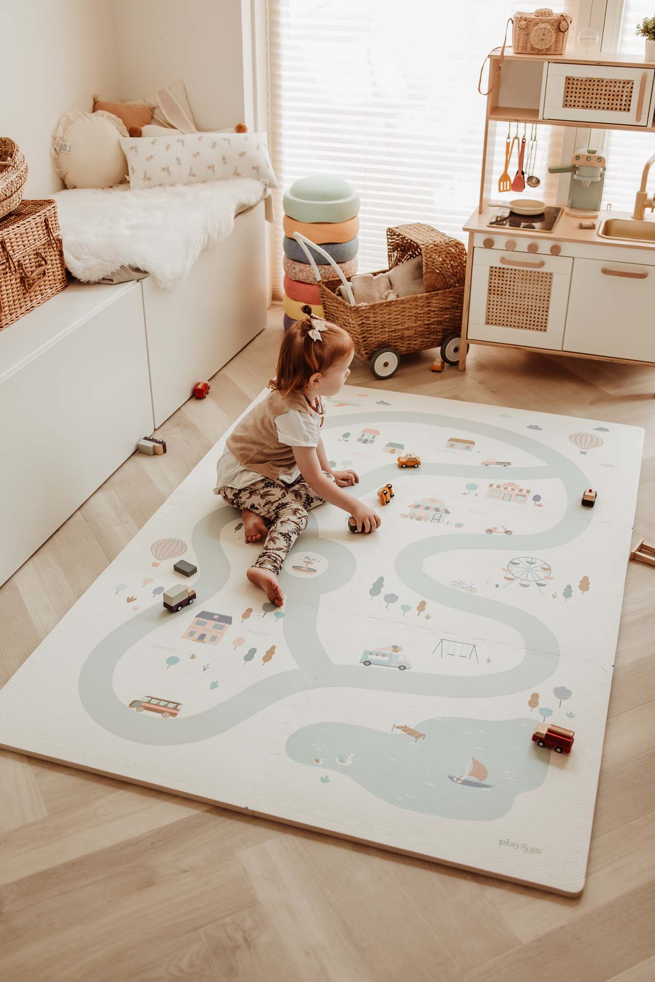 Play&Go Puzzlemat, Village/Terrazzo
