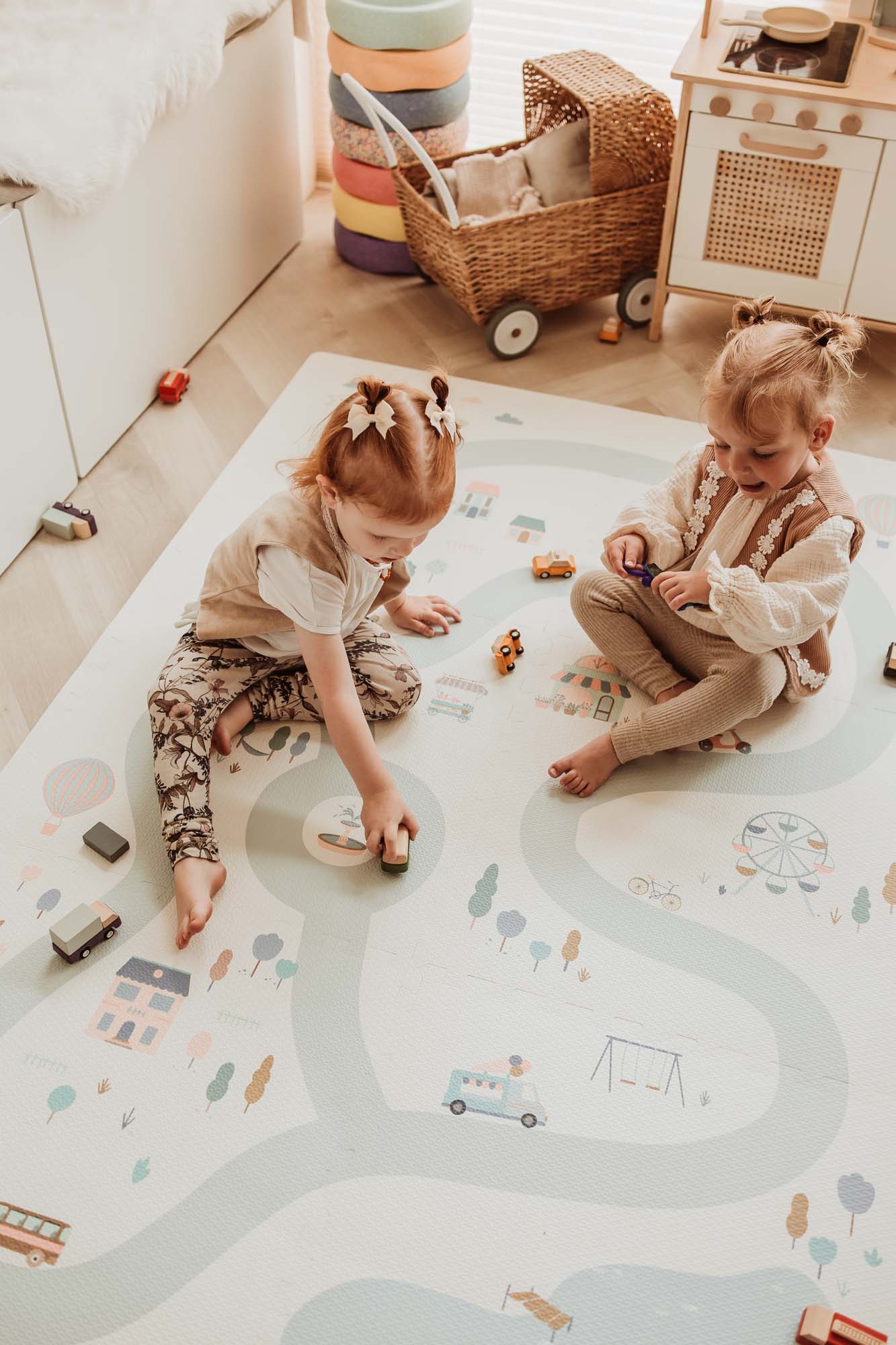Play&Go Puzzlemat, Village/Terrazzo