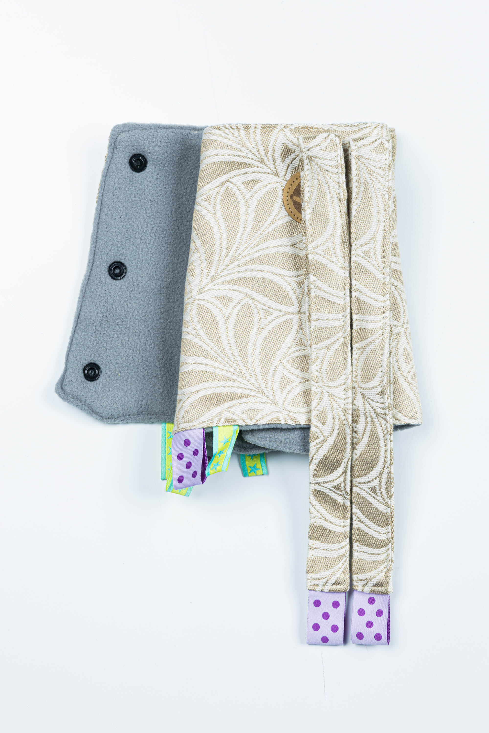 LennyLamb Drool Pads & Reach Straps Set INFINITY - GOLDEN HOUR 