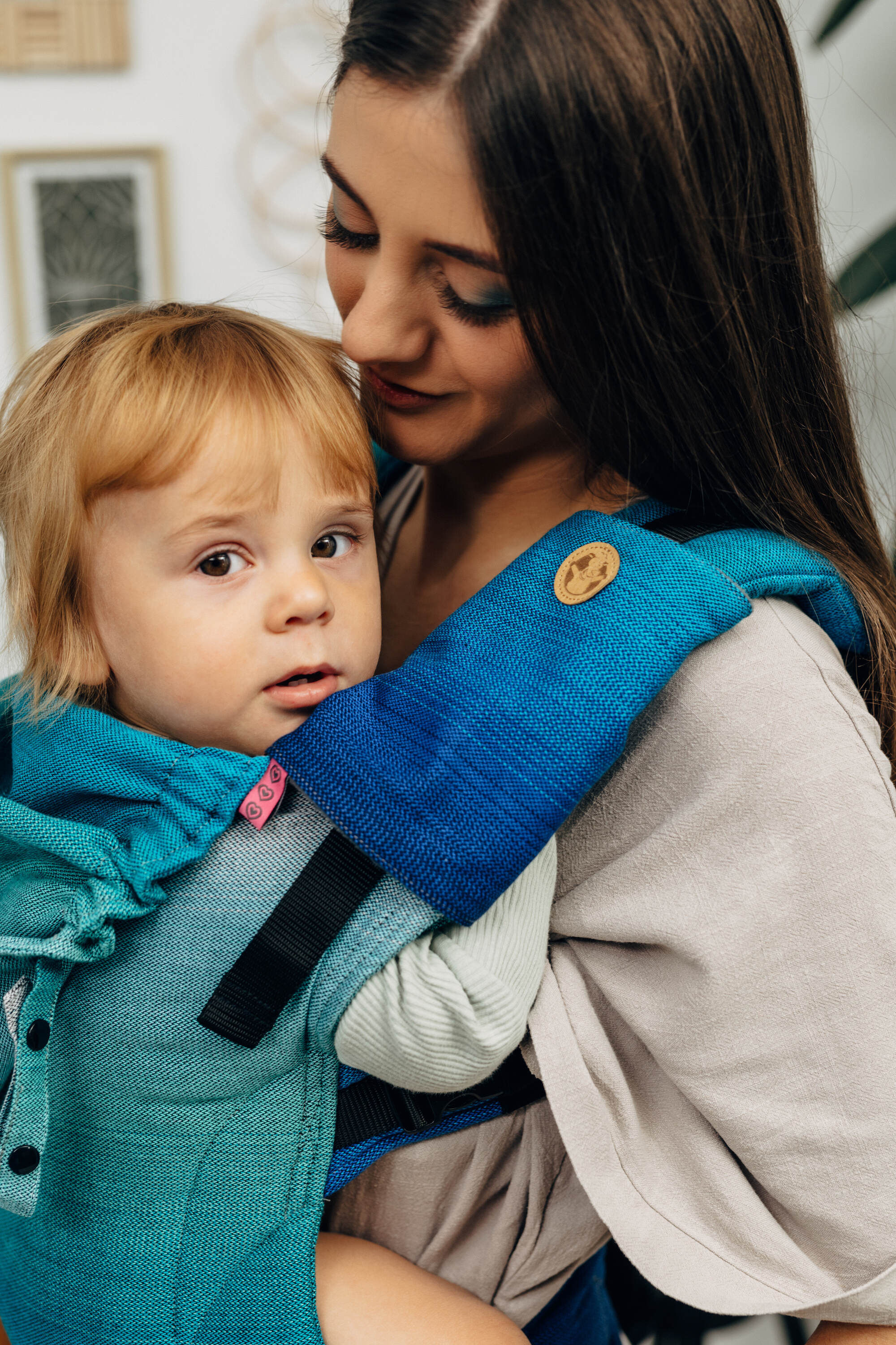 LennyLamb Drool Pads & Reach Straps Set AIRGLOW