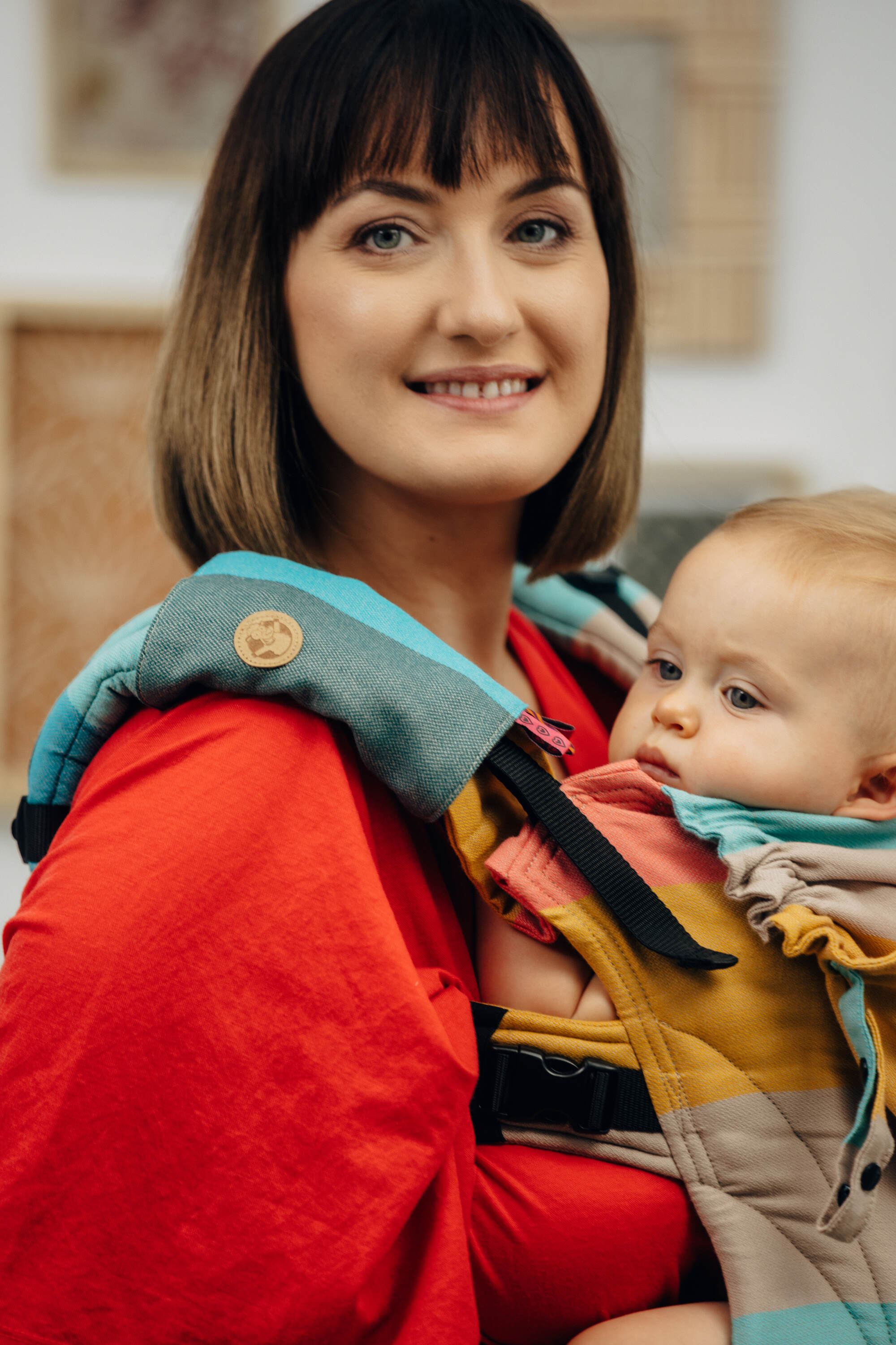 LennyLamb Drool Pads & Reach Straps Set PASTELS