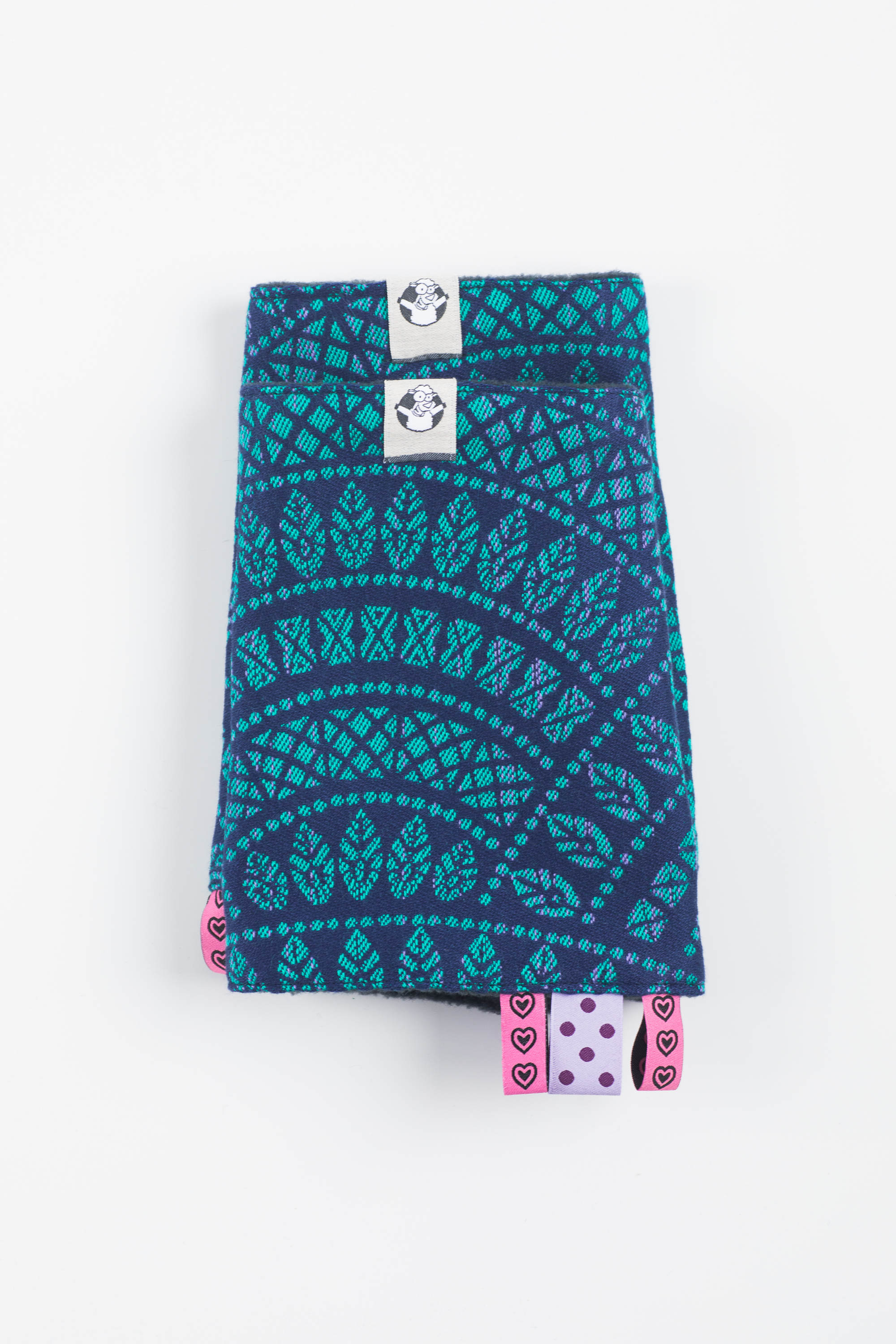 LennyLamb Drool Pads & Reach Straps Set PEACOCK’S TAIL - PROVANCE