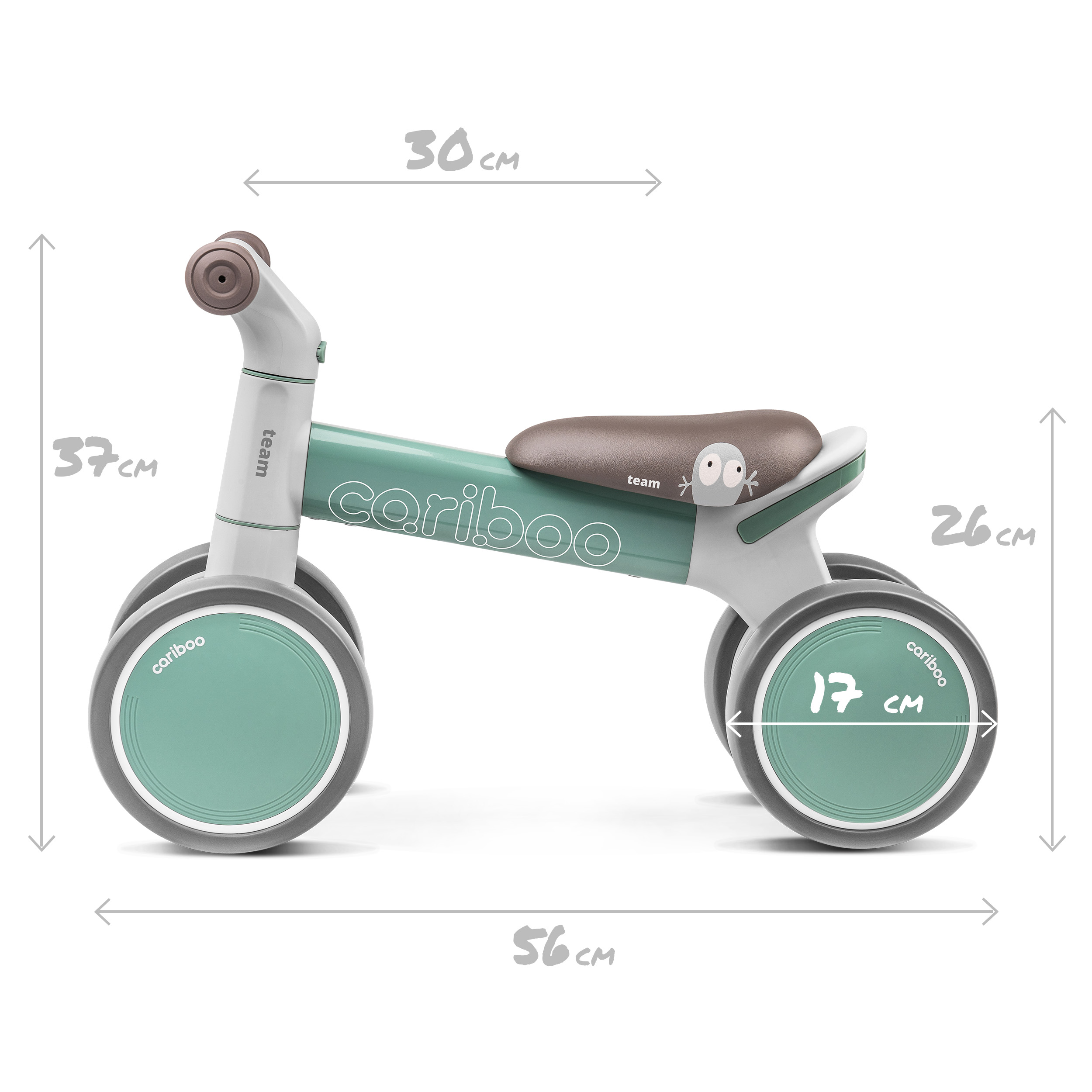 Cariboo TEAM tasakaaluratas (värvivalik)