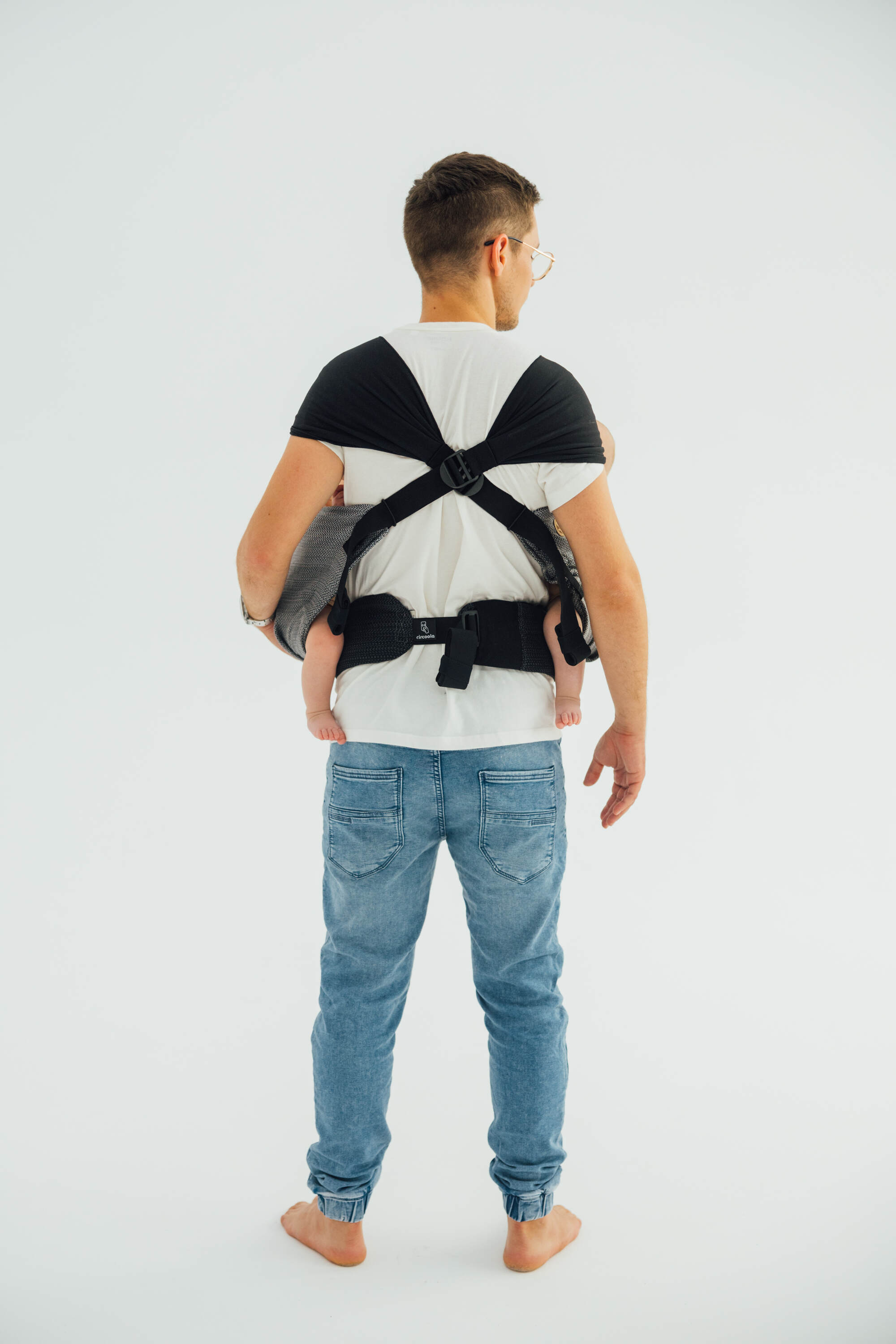 LennyTwin kandekott, LITTLE HERRINGBONE OMBRE GREY