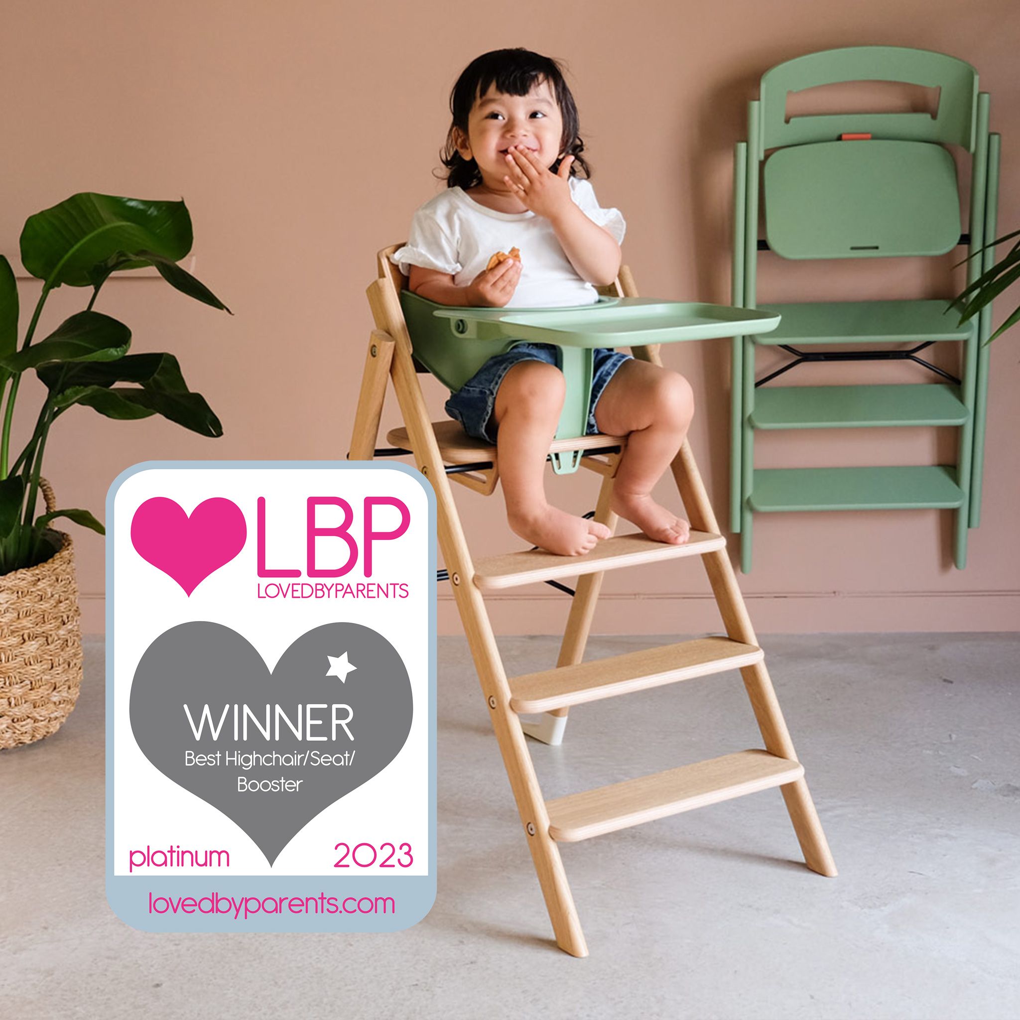 Kaos Klapp High Chair Recycled Plastic