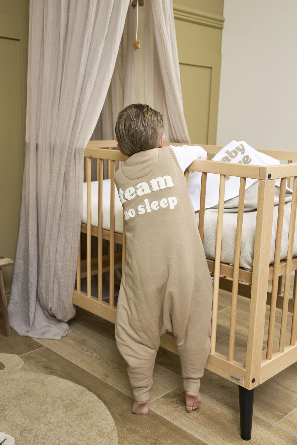 BABY WINTER SLEEP OVERALL JUMPER SLUB/TEAM NO SLEEP