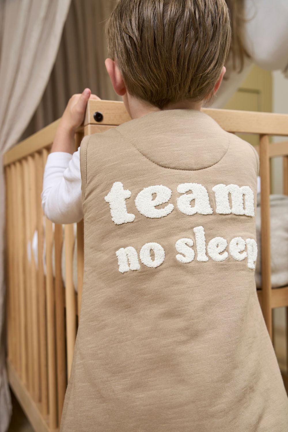 BABY WINTER SLEEP OVERALL JUMPER SLUB/TEAM NO SLEEP