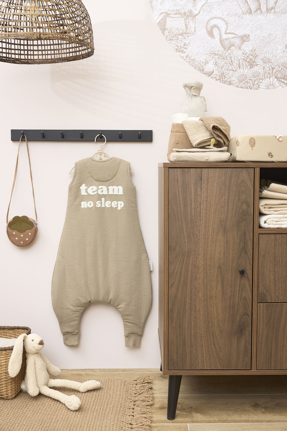 BABY WINTER SLEEP OVERALL JUMPER SLUB/TEAM NO SLEEP